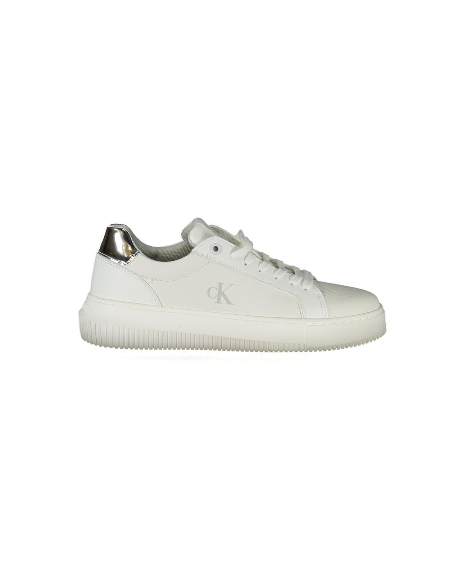 V539-CA-35327-EU37US7-202506161410-00 Calvin Klein Women's White Polyethylene Sneaker - 37 EU - Image 1