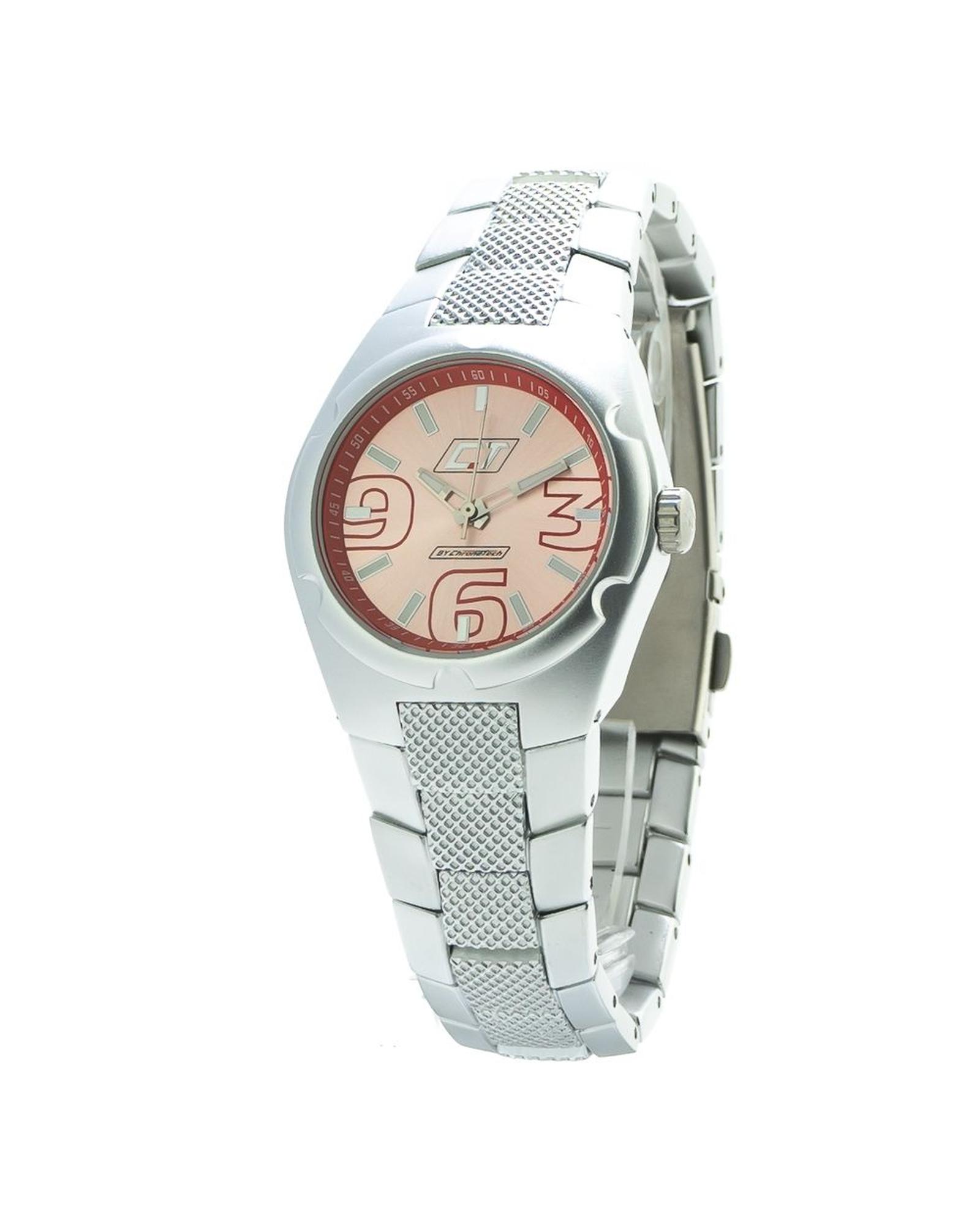 V539-CHCC7039L07MAC-202506161737-00 Chronotech Women's Silver Polycarbonate Watch - One Size - Image 1