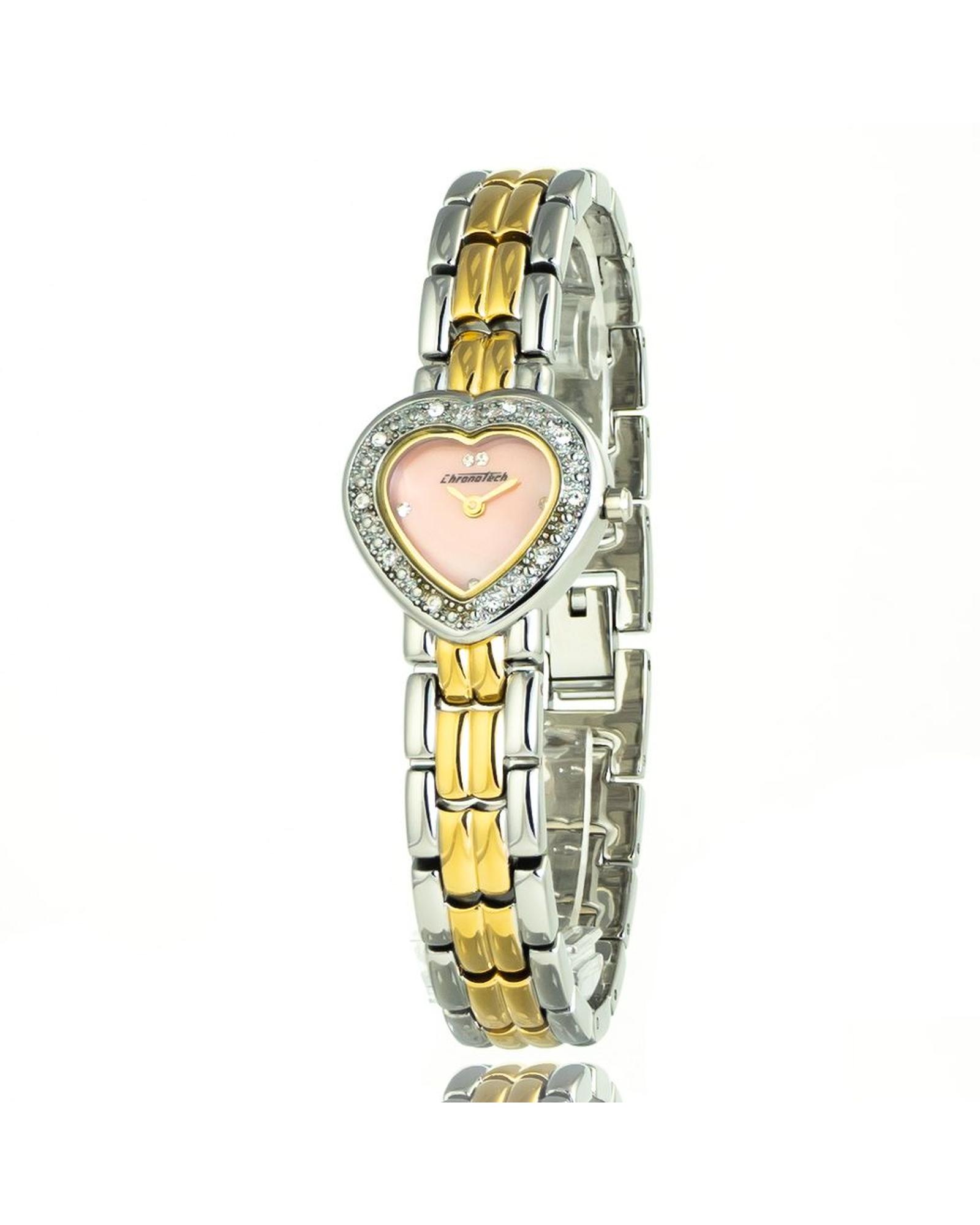 V539-CHCT2027L06AC-202506161820-00 Chronotech Women's Silver Steel Watch - One Size - Image 1