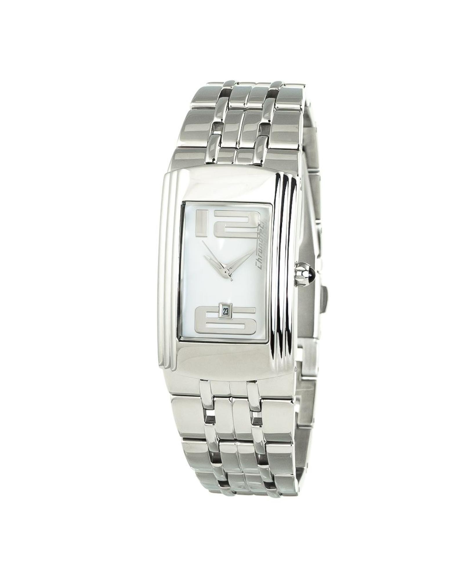 V539-CHCT7017L06MAC-202506161915-00 Chronotech Women's Silver Steel Watch - One Size - Image 1