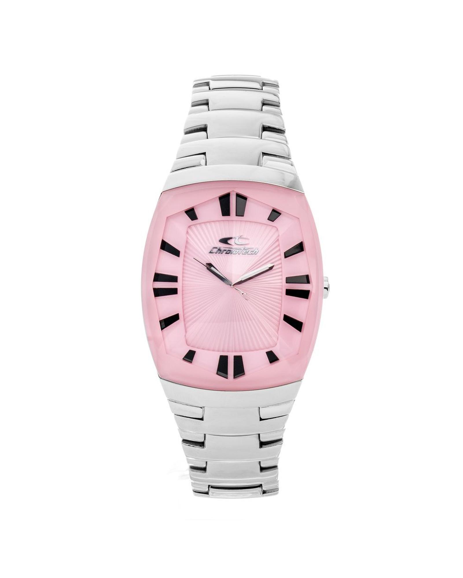 V539-CHCT7065L07MAC-202506161630-00 Chronotech Women's Silver Steel Watch - One Size - Image 1