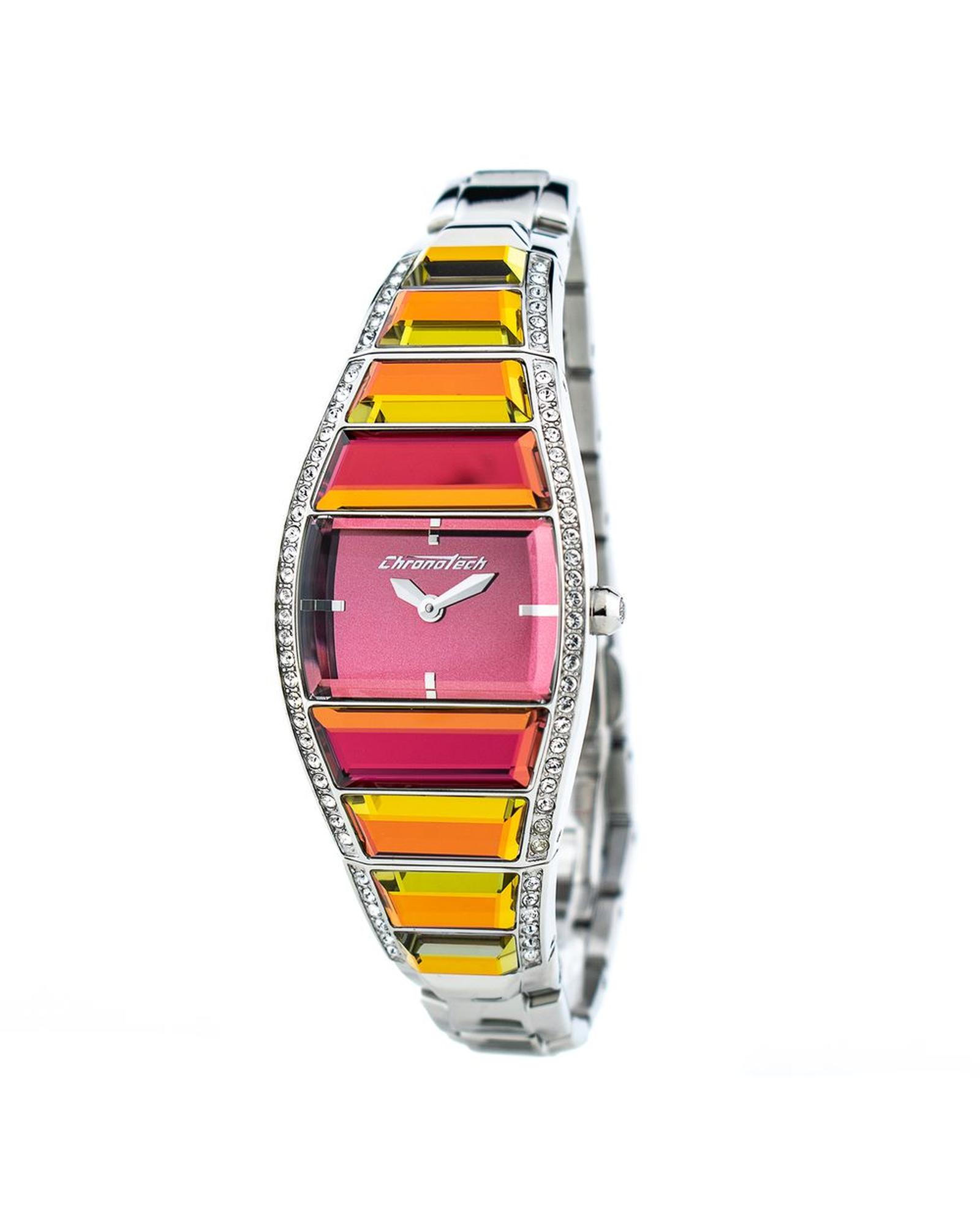 V539-CHCT7099LS04MAC-202506161640-00 Chronotech Women's Silver Steel Watch - One Size - Image 1