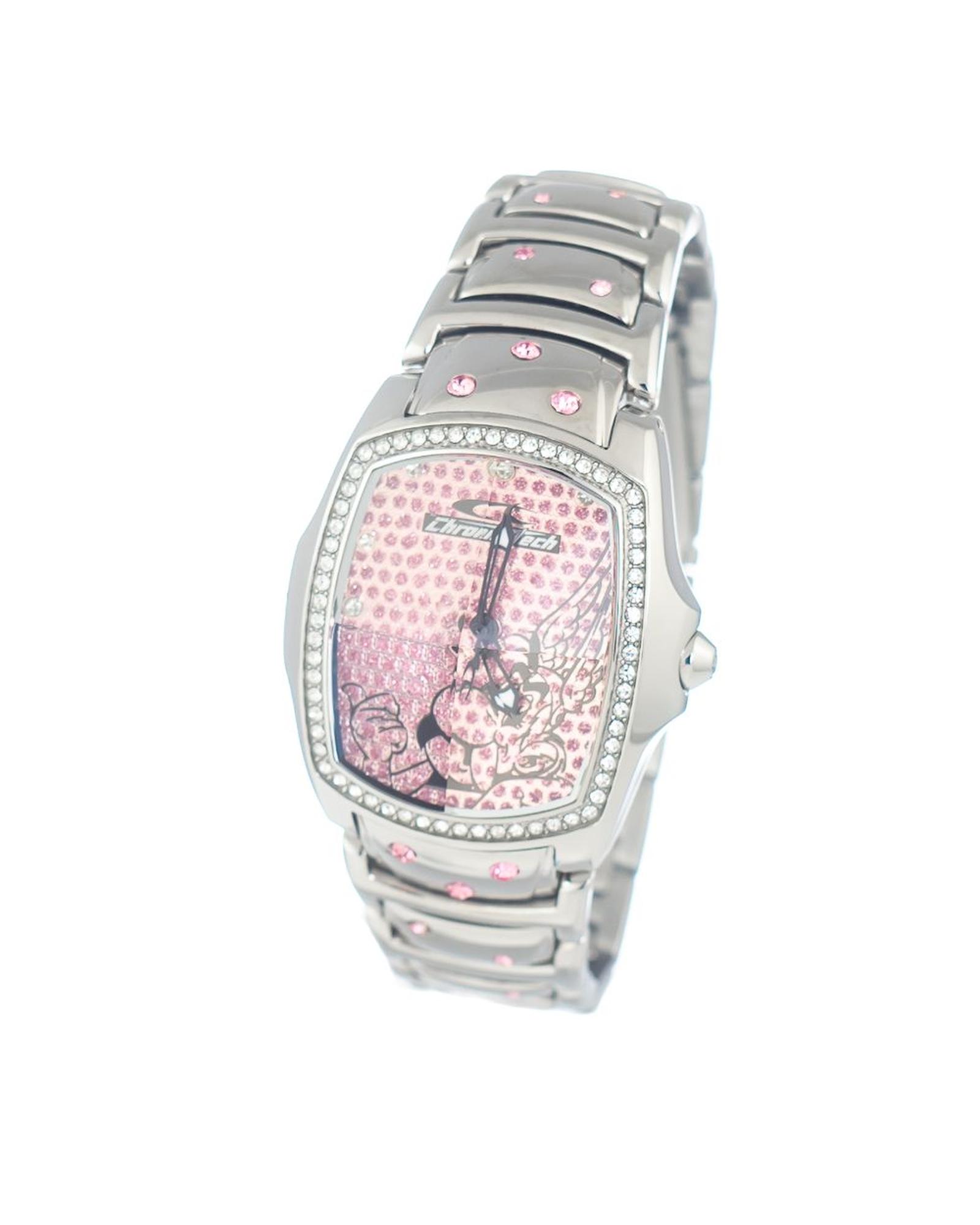 V539-CHCT7896LS84MAC-202506161820-00 Chronotech Women's Silver Steel Watch - One Size - Image 1