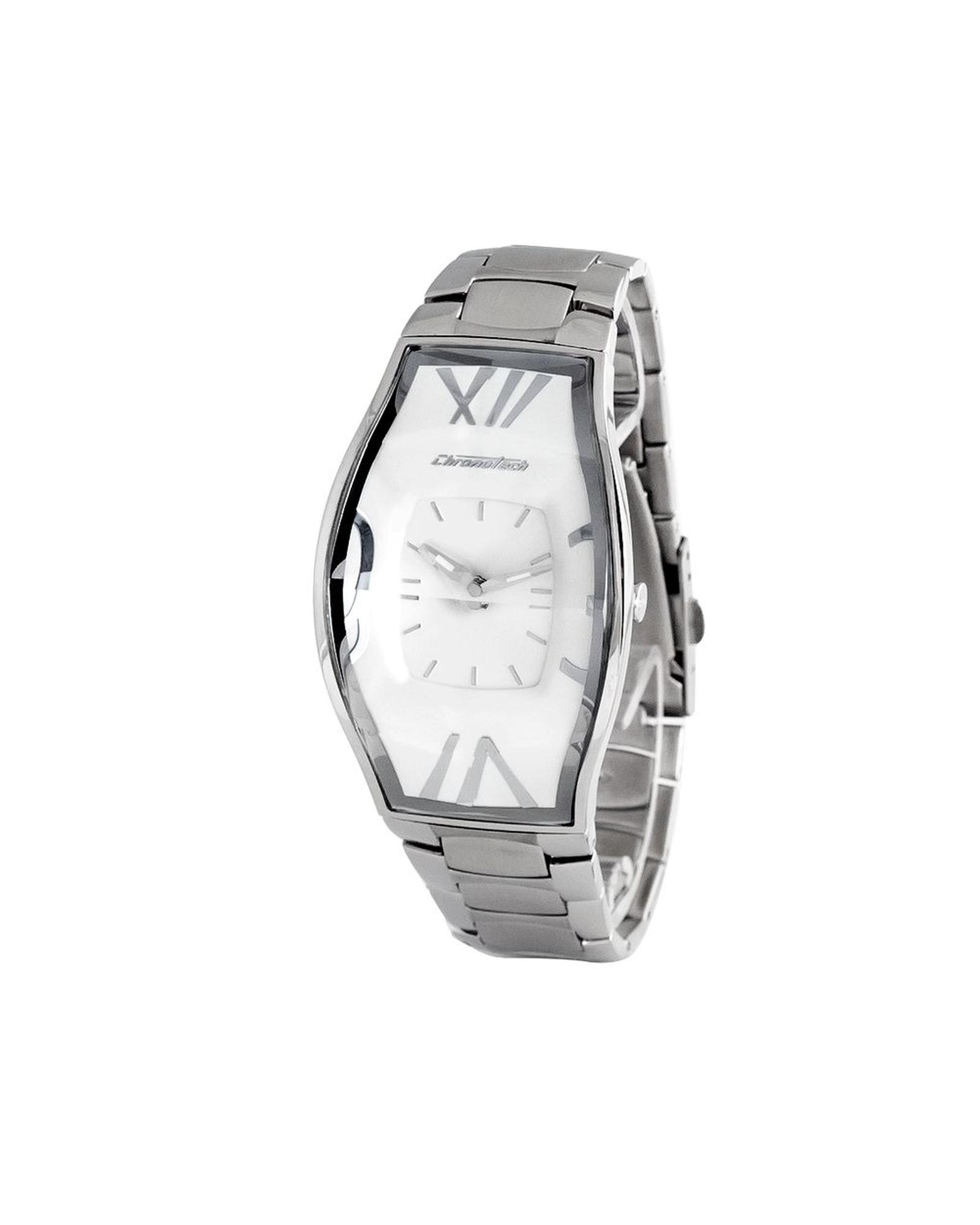 V539-CHCT7932M08MAC-202506161837-00 Chronotech Women's Silver Steel Watch - One Size - Image 1