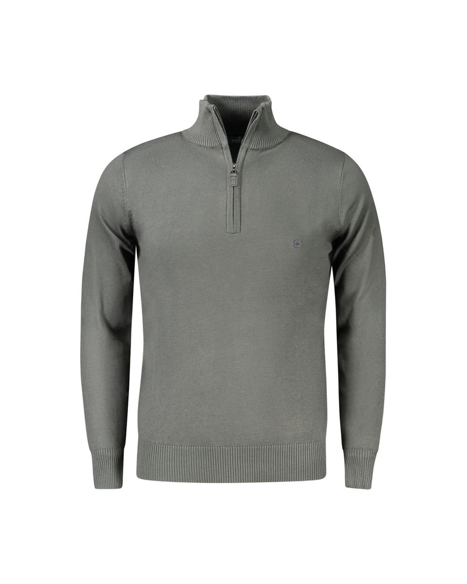 V539-CO-33037-XXL-202506161625-00 Coveri Moving Men's Green Nylon Sweater - 2XL - Image 1