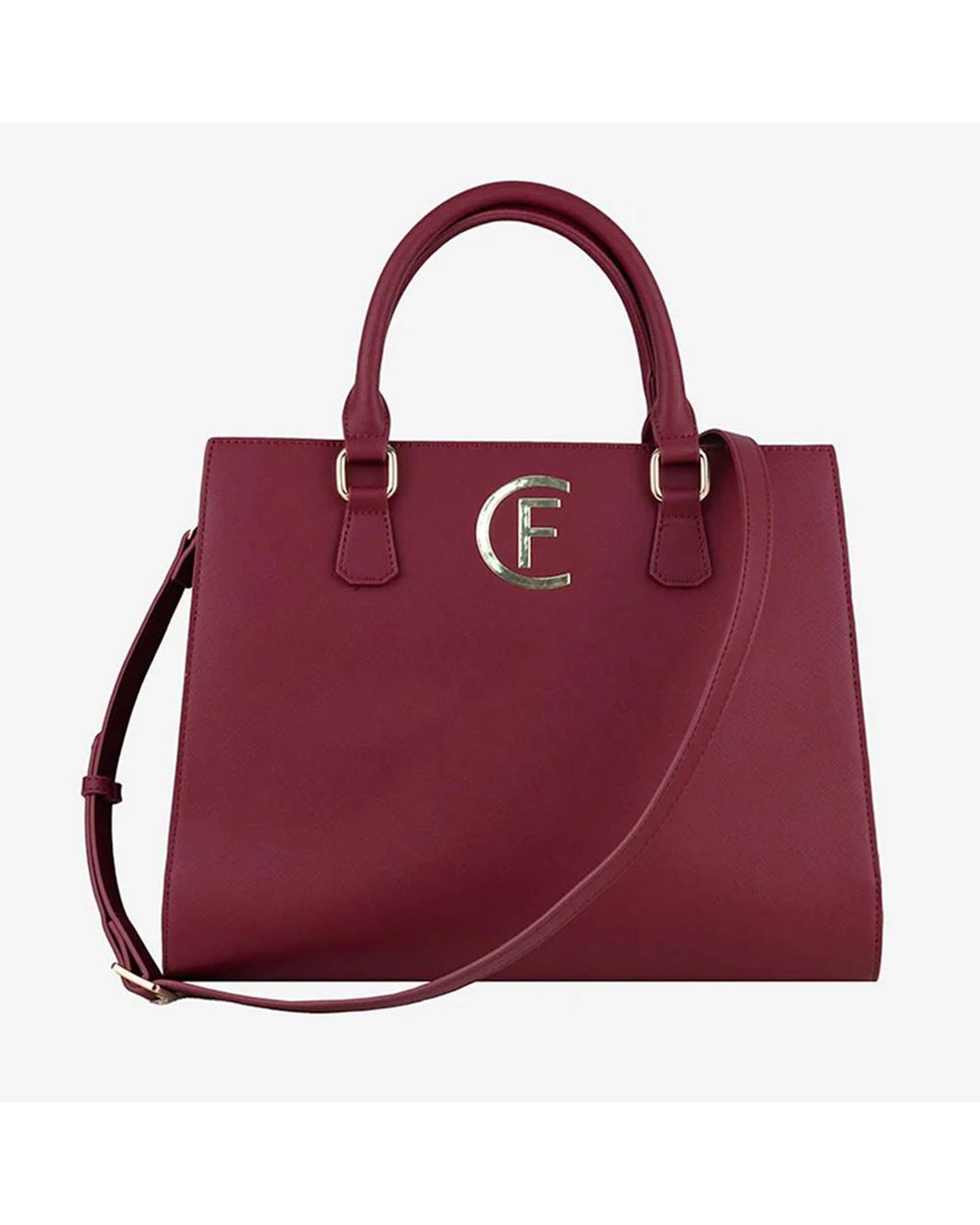 V539-CREF-14148-202506162017-00 CRISTINAEFFE Women's Red Artificial Leather Crossbody Bag - One Size - Image 1