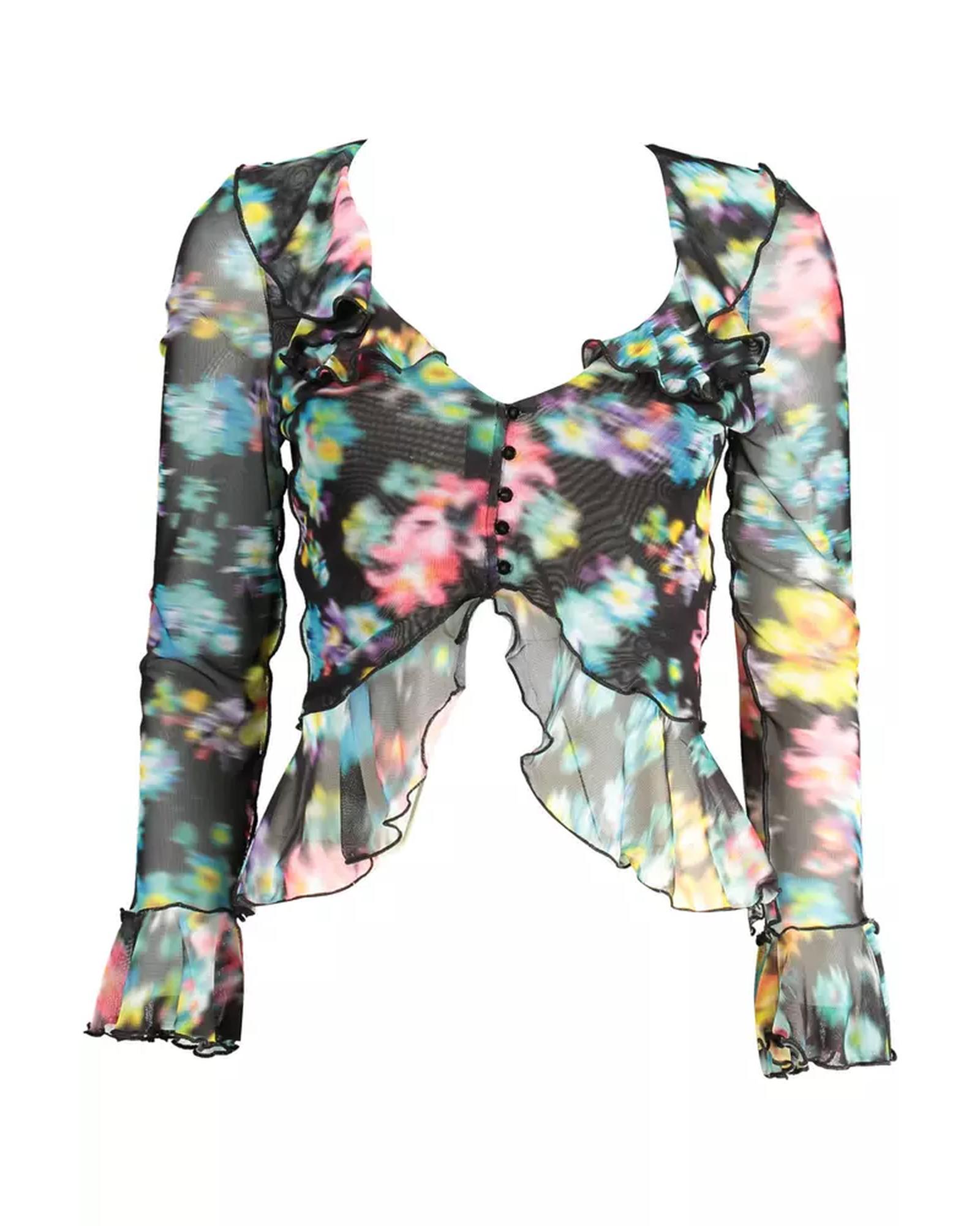 V539-DE-19501-M-202506162047-00 Desigual Women's Black Polyester Tops & T-Shirt - M - Image 1