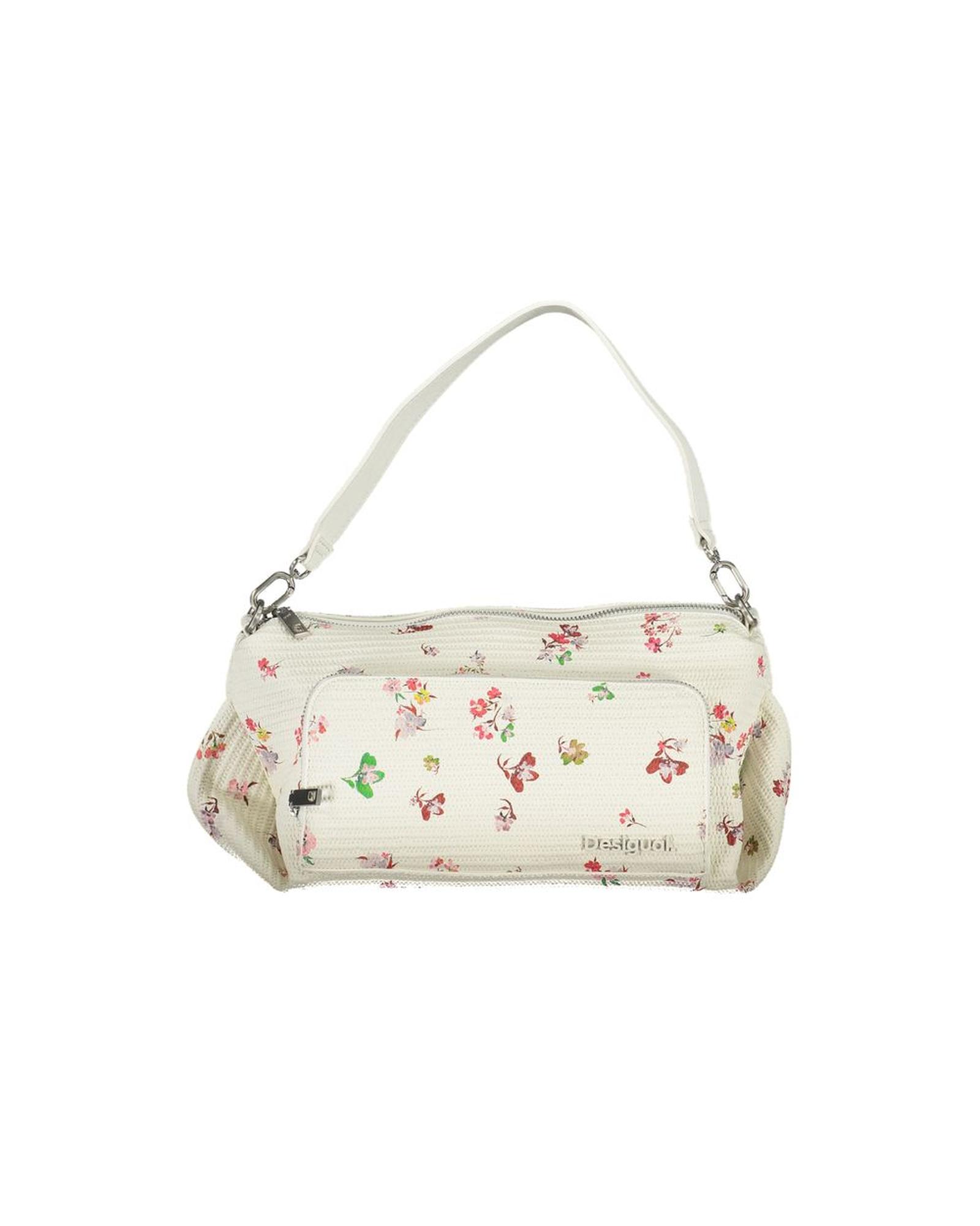 V539-DE-28935-202506162130-00 Desigual Women's White Polyethylene Handbag - One Size - Image 1