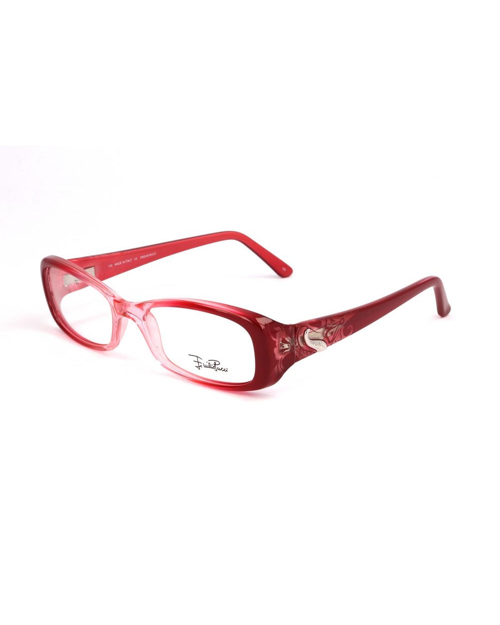 V539-EPEP2660616AC-202506162140-00 Emilio Pucci Women's Red Plastic Frames - One Size - Image 1