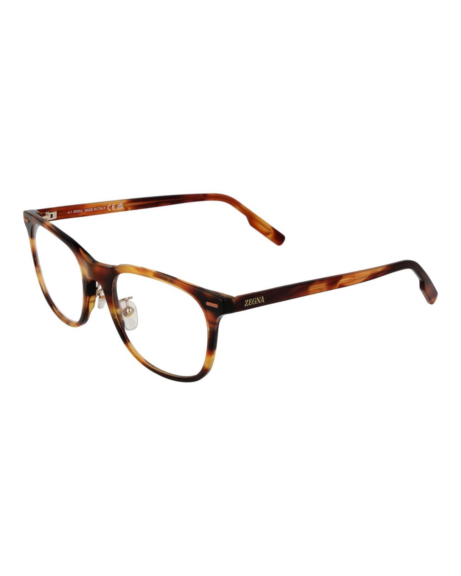 V539-ER-1001640-202506162221-00 Ermenegildo Zegna Men's Brown Optical Frames - One Size - Image 1