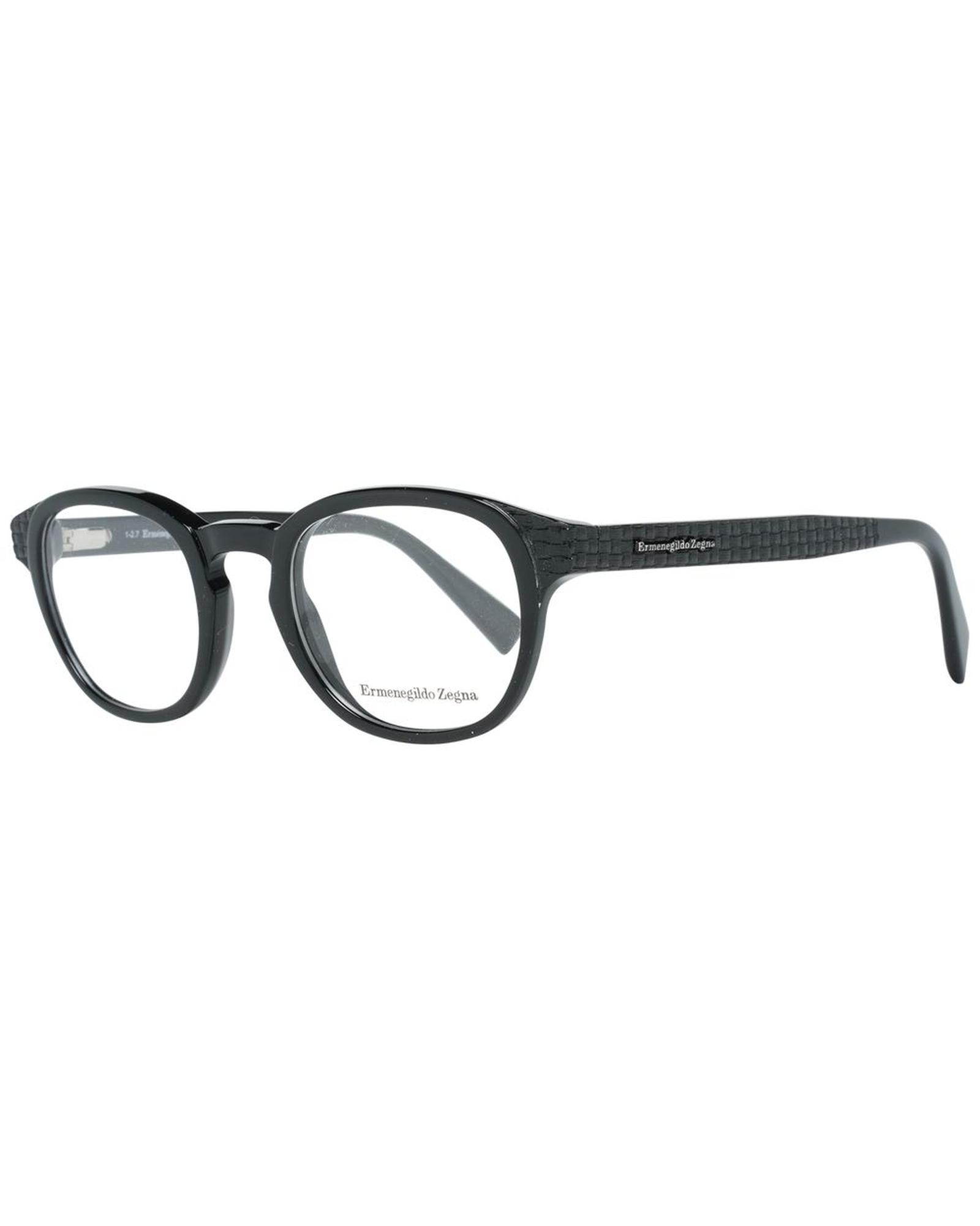 V539-ER-1020892-202506162225-00 Ermenegildo Zegna Men's Black Optical Frames - One Size - Image 1
