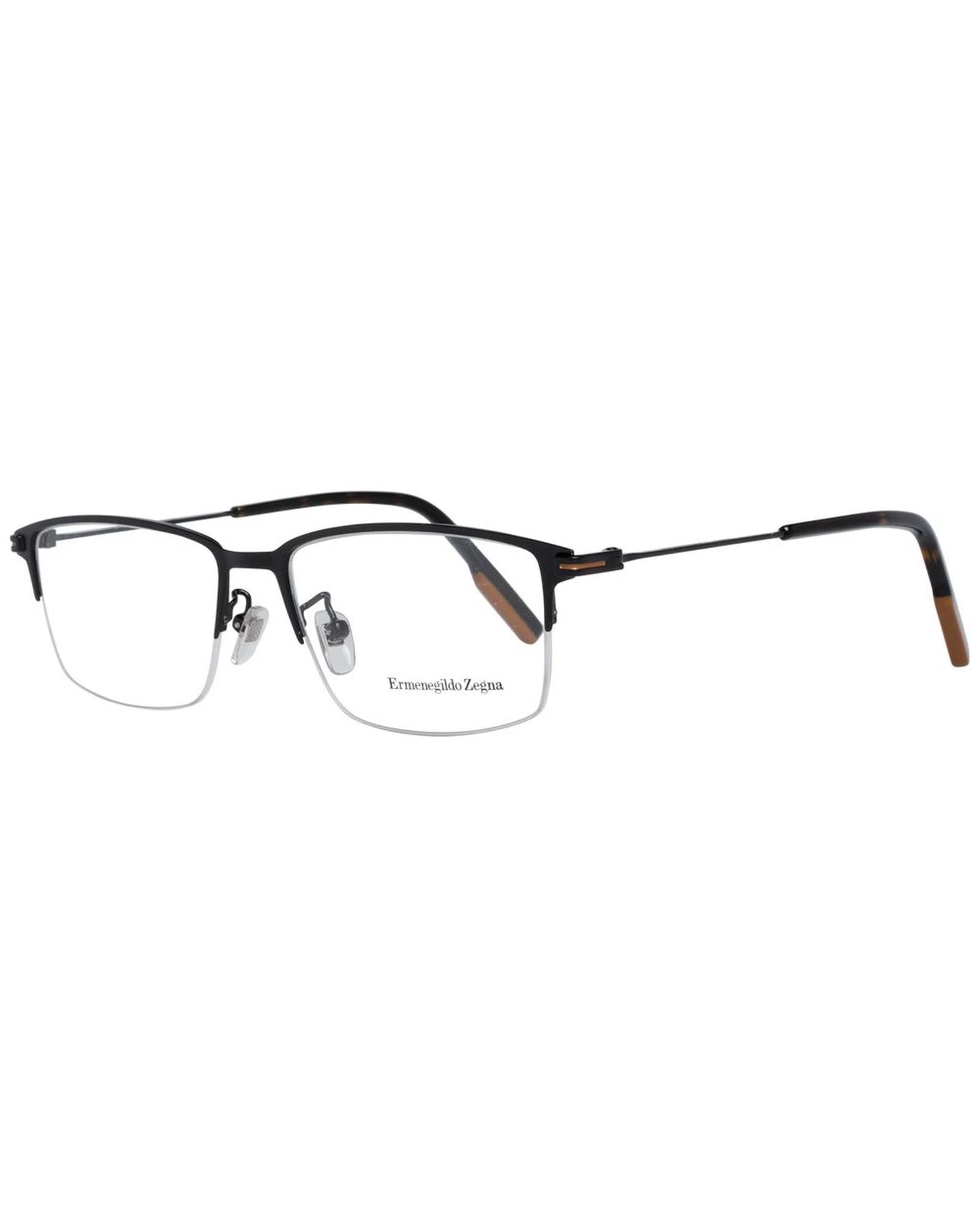 V539-ER-1033867-202506161920-00 Ermenegildo Zegna Men's Black Optical Frames - One Size - Image 1