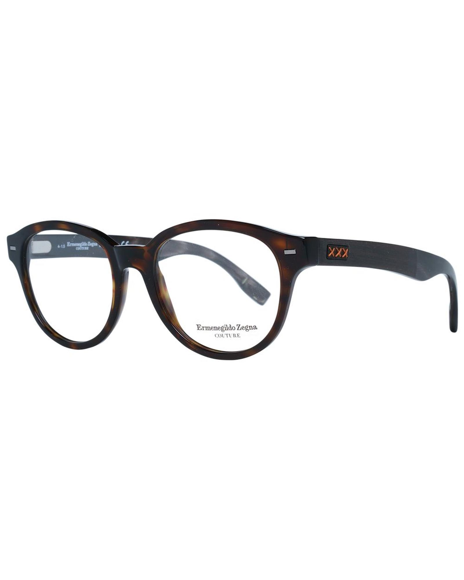 V539-ER-1038888-202506161925-00 Ermenegildo Zegna Men's Brown Optical Frames - One Size - Image 1