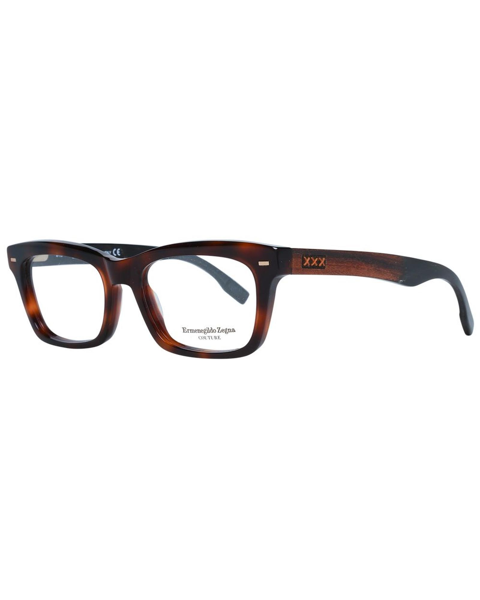 V539-ER-1038899-202506161931-00 Ermenegildo Zegna Men's Brown Optical Frames - One Size - Image 1