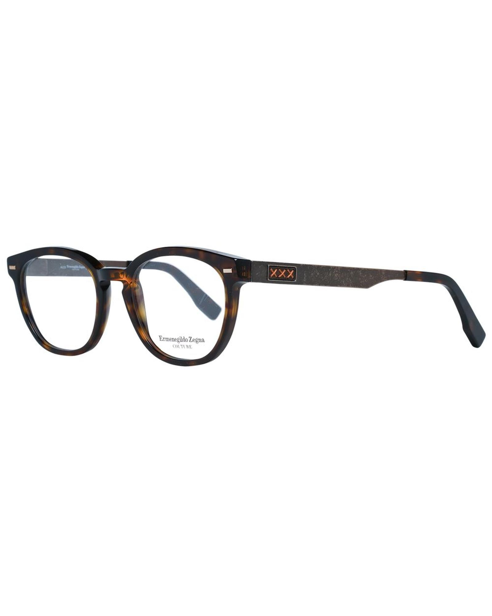 V539-ER-1038905-202506161936-00 Ermenegildo Zegna Men's Brown Optical Frames - One Size - Image 1