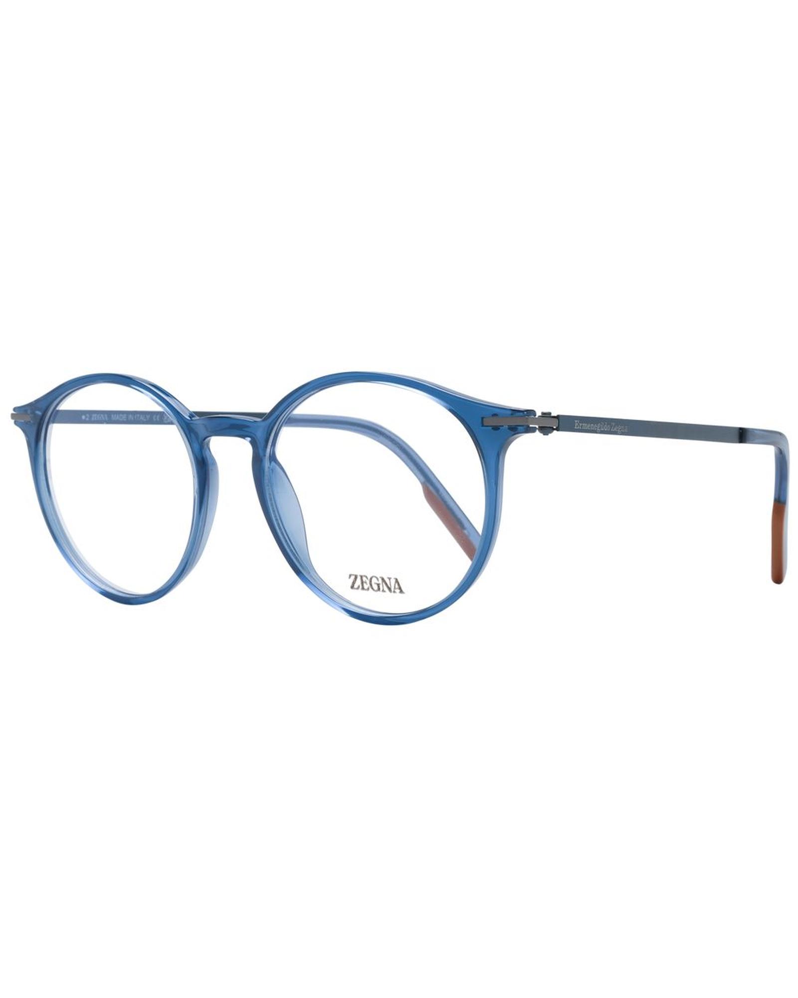 V539-ER-1053491-202506161954-00 Ermenegildo Zegna Men's Blue Optical Frames - One Size - Image 1