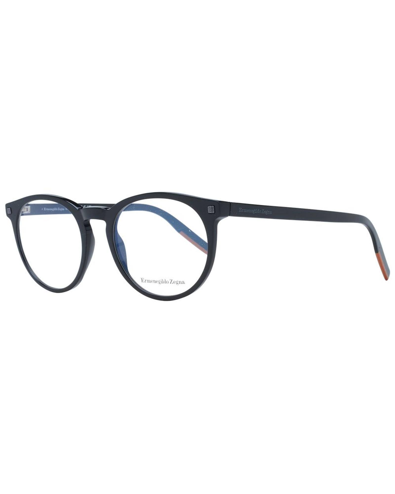 V539-ER-1053505-202506162015-00 Ermenegildo Zegna Men's Black Optical Frames - One Size - Image 1
