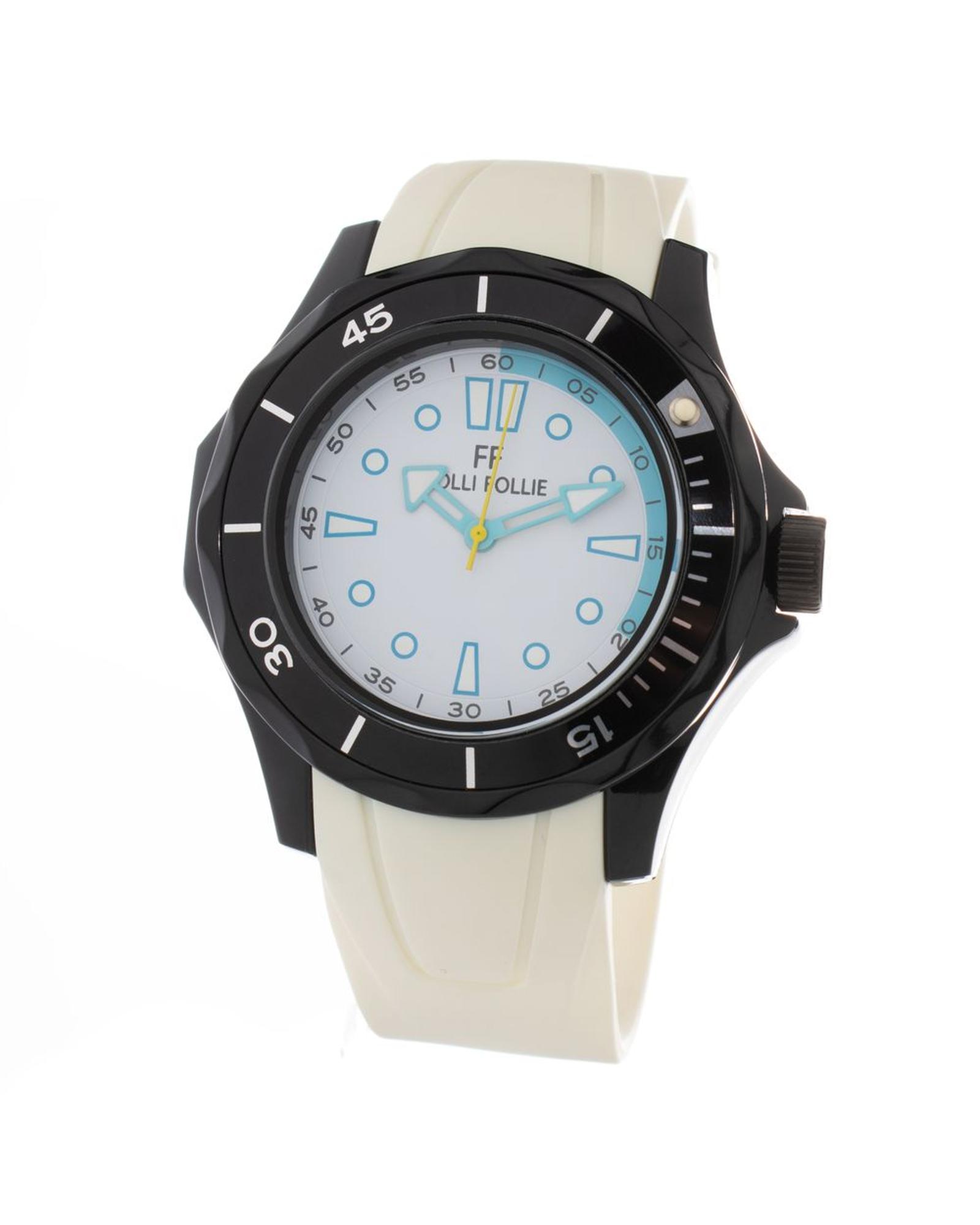 V539-FFWT13P001ZPWAC-202506170110-00 Folli Follie Women's White Silicone Watch - One Size - Image 1