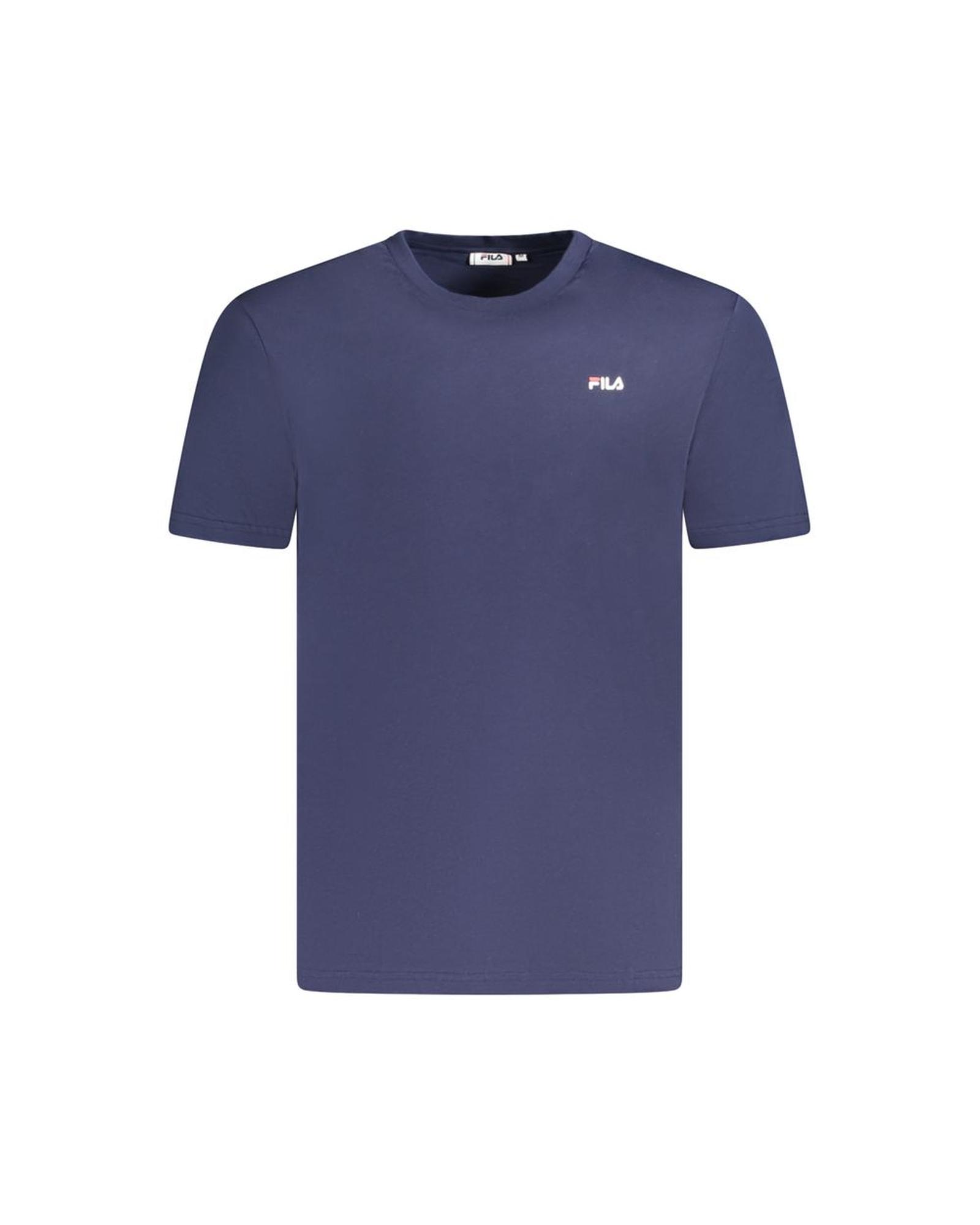 V539-FI-35391-XXL-202506170140-00 Fila Men's Blue Cotton T-Shirt - 2XL - Image 1