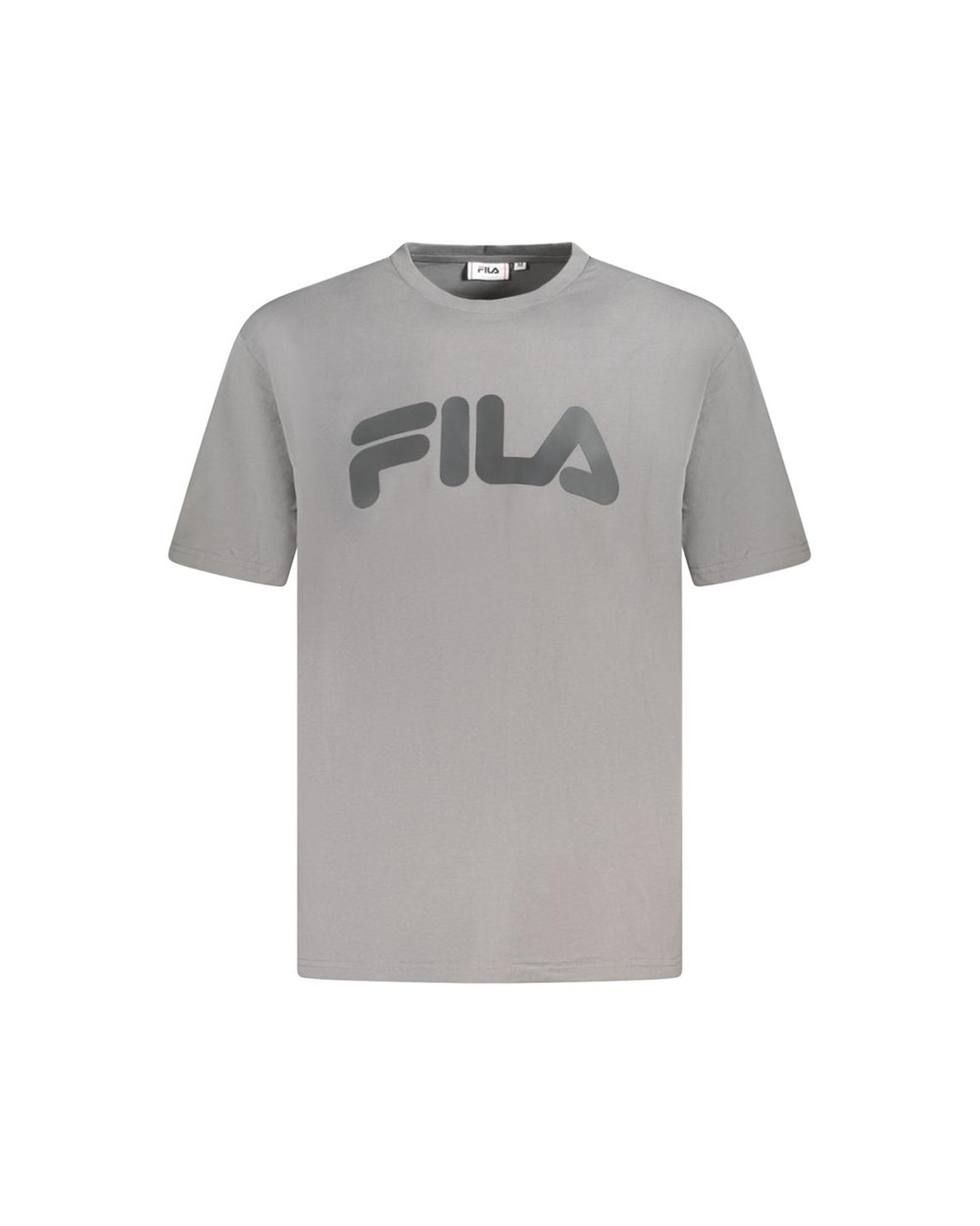 V539-FI-35395-S-202506162226-00 Fila Men's Gray Cotton T-Shirt - S - Image 1