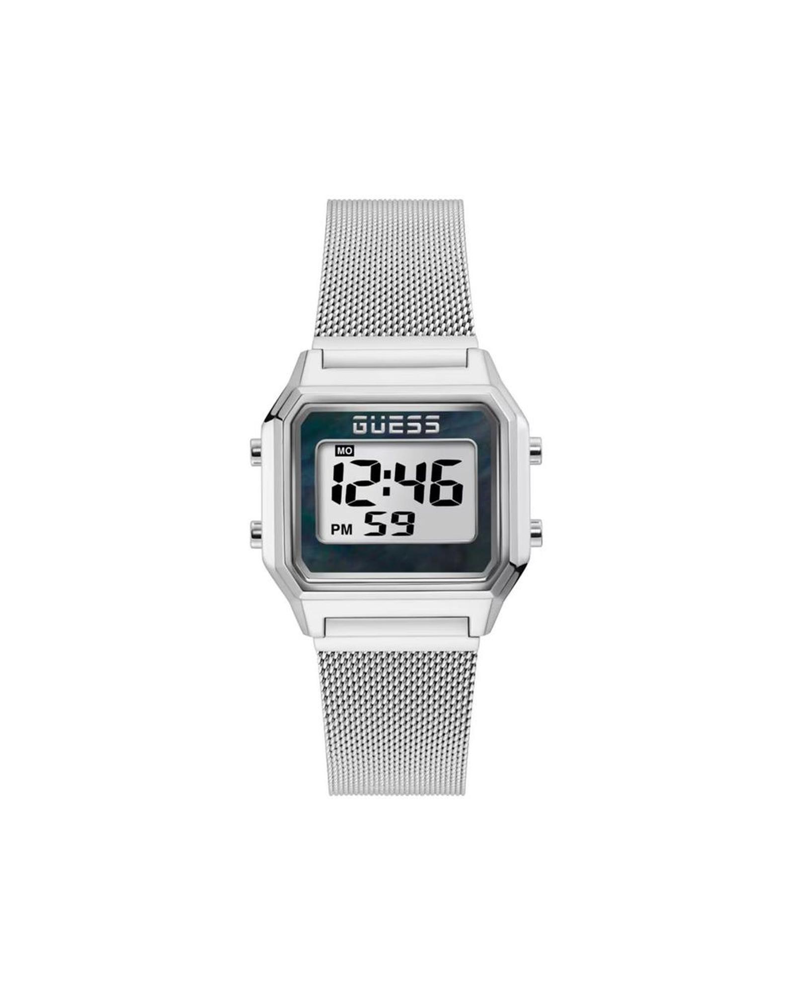 V539-GUGW0343L1AC-202506170346-00 Guess Men's Gray Stainless Steel Watch - One Size - Image 1