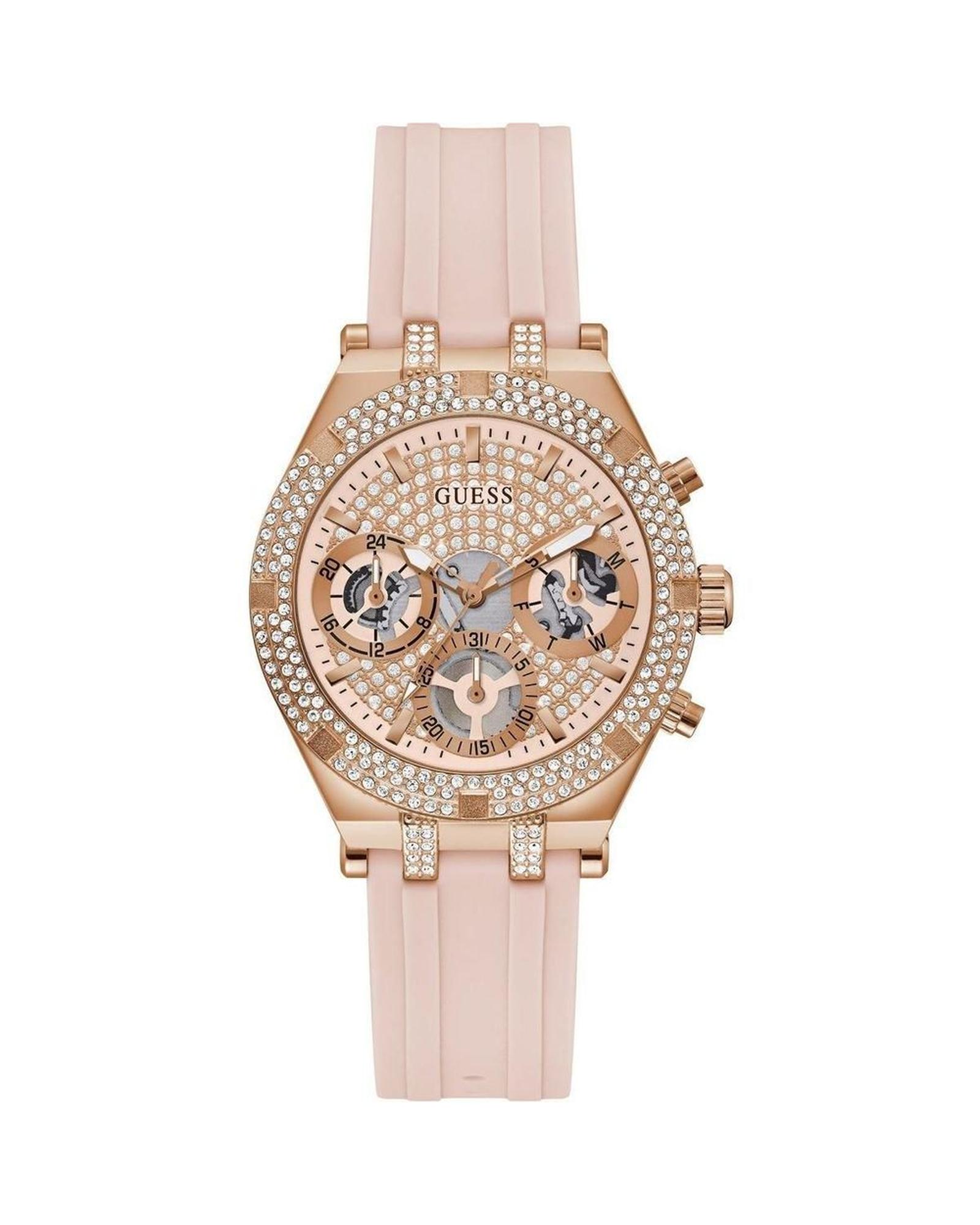 V539-GUGW0407L3AC-202506170351-00 Guess Women's Multicolor Silicone Watch - One Size - Image 1