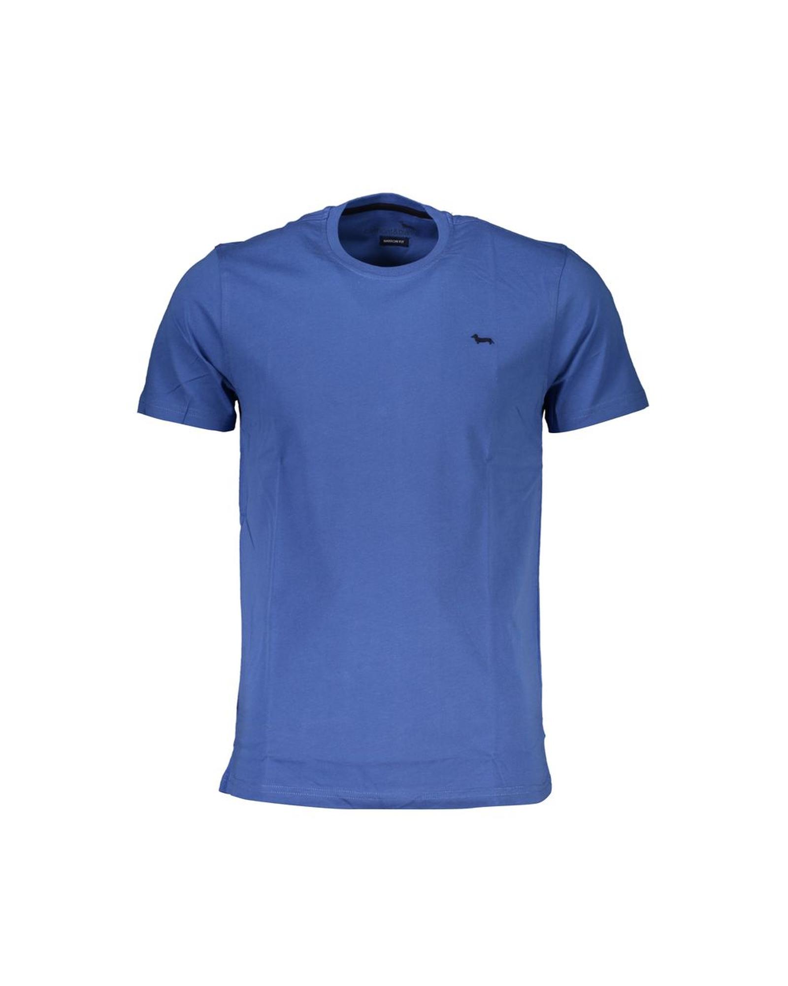 V539-HA-23561-XXL-202506170246-00 Harmont & Blaine Men's Blue Cotton T-Shirt - 2XL - Image 1