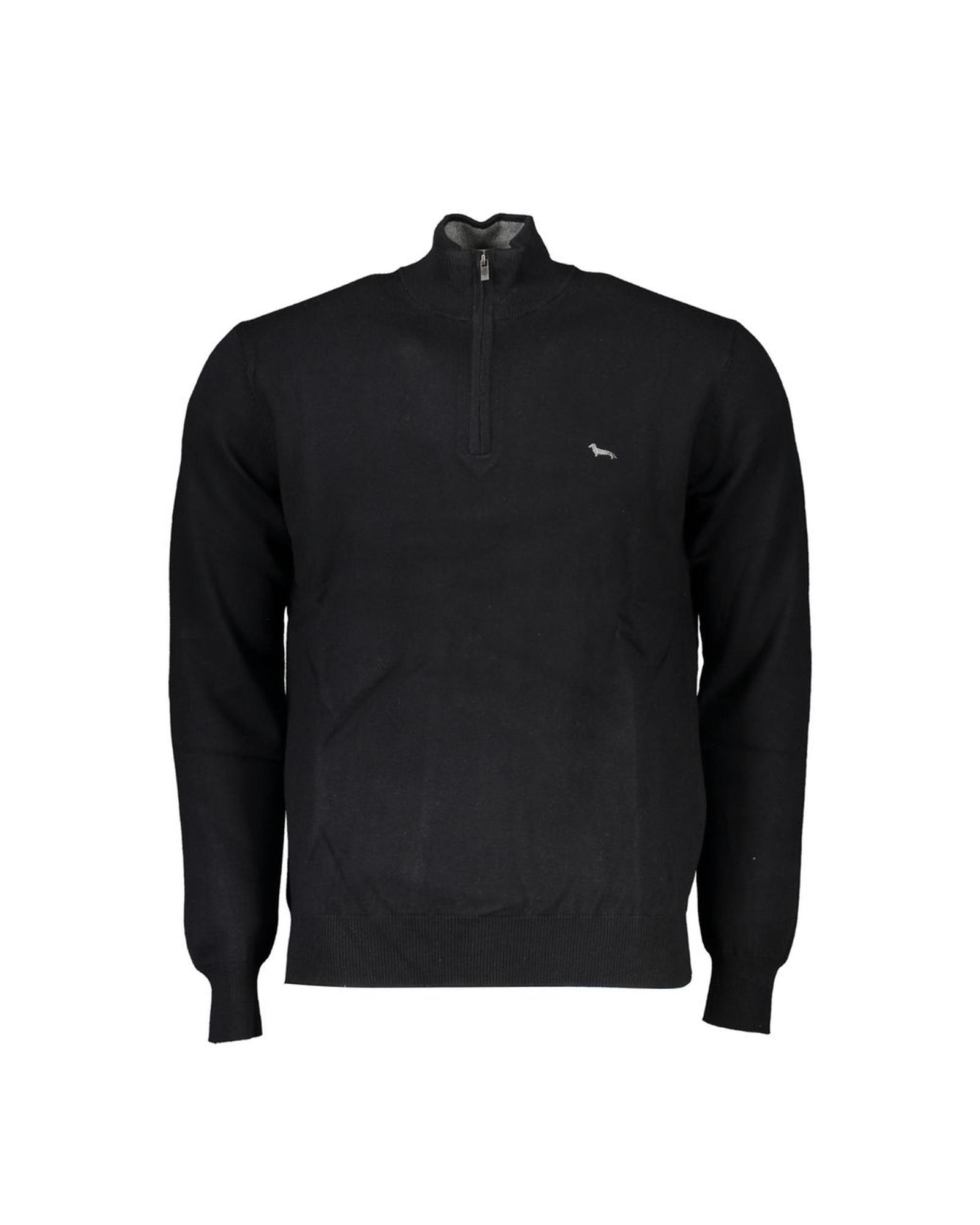 V539-HA-23568-XL-202506170251-00 Harmont & Blaine Men's Black Cotton Sweater - XL - Image 1