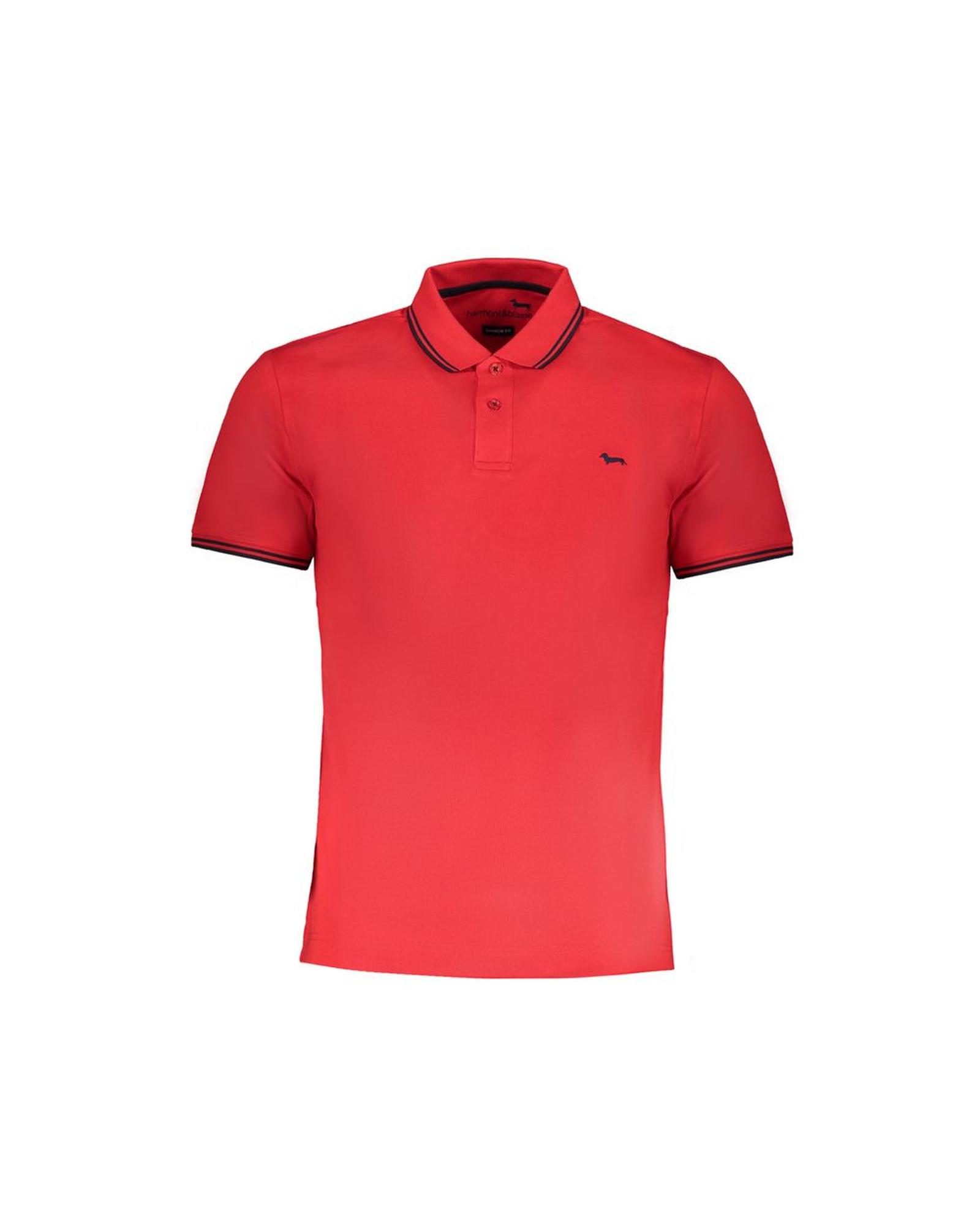 V539-HA-29112-L-202506170345-00 Harmont & Blaine Men's Pink Cotton Polo Shirt - L - Image 1