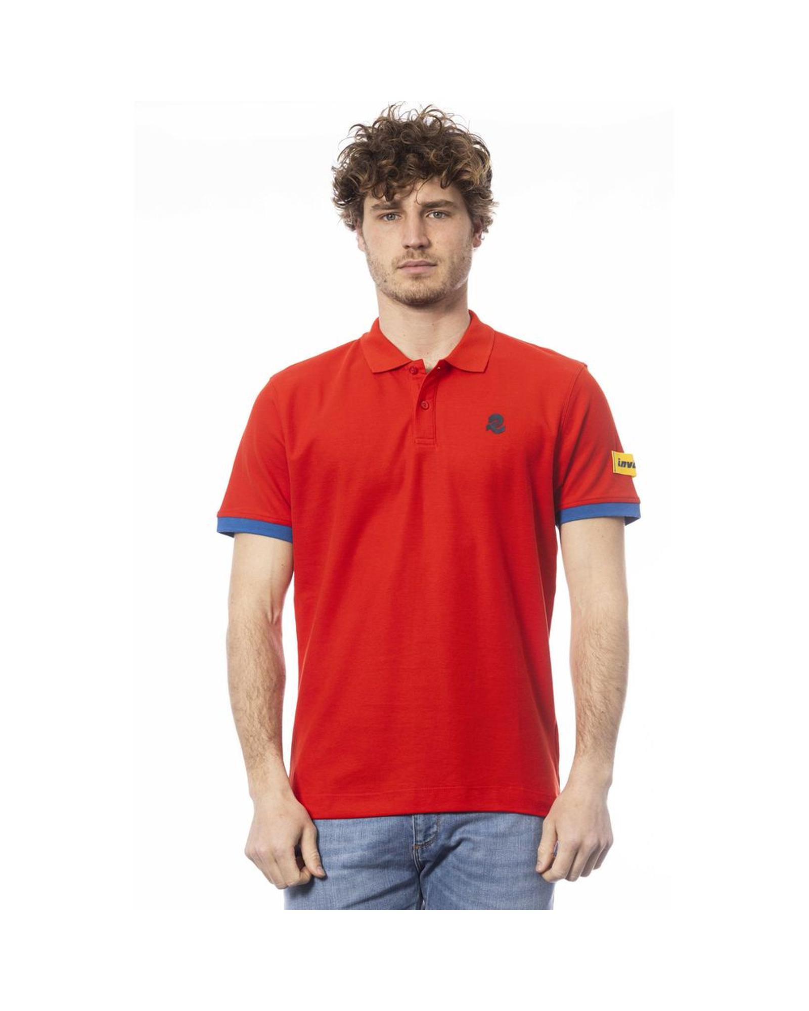 V539-IN-24065-M-202506111815-00 Invicta Men's Red Cotton Polo Shirt - M - Image 1