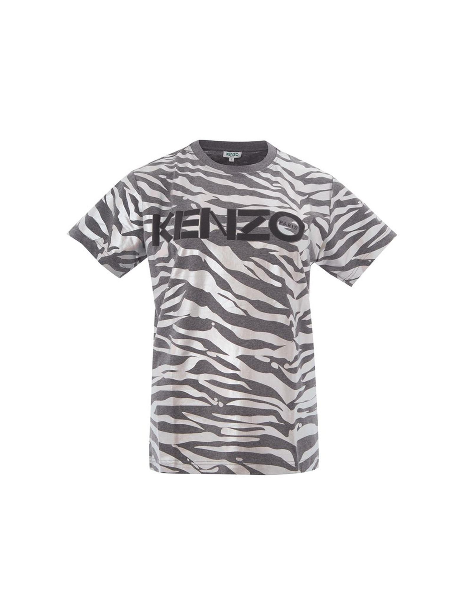 V539-KE-1341667-S-202506170505-00 Kenzo Women's Multicolor Cotton Tops & T-Shirt - S - Image 1
