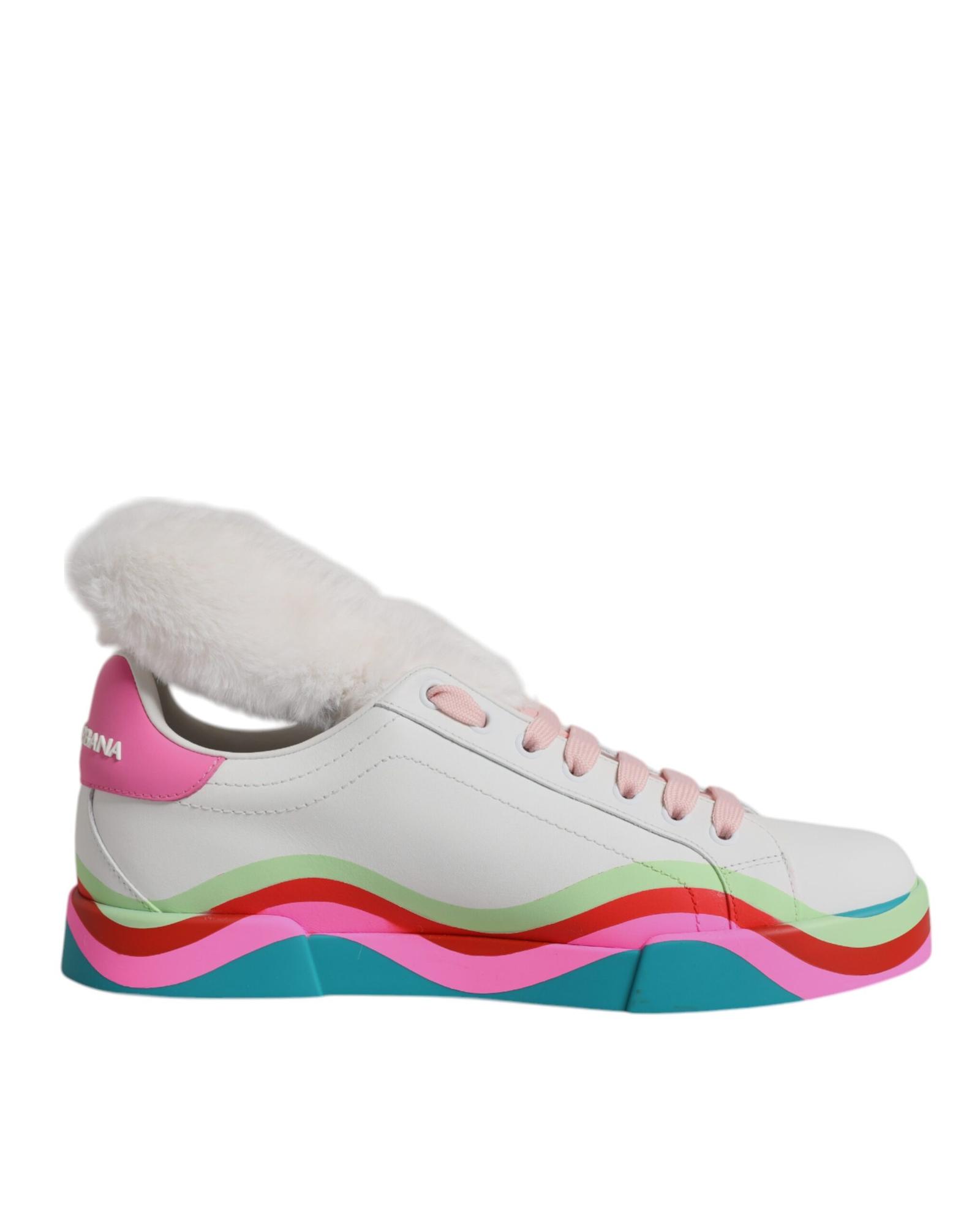 V539-LA12552-39-202506170537-00 Dolce & Gabbana Women's Multicolor Low Top Trainers Sneakers Shoes - 39 EU - Image 1