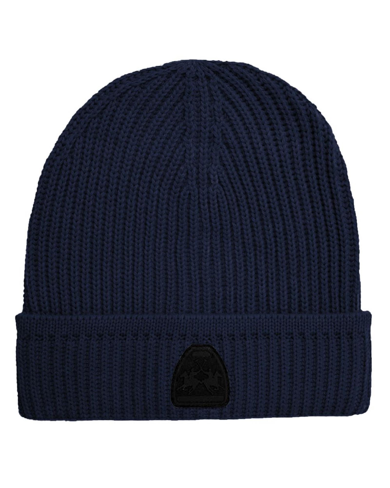 V539-LAMA-13141-202506170626-00 La Martina Men's Blue Acrylic Beanie - One Size - Image 1
