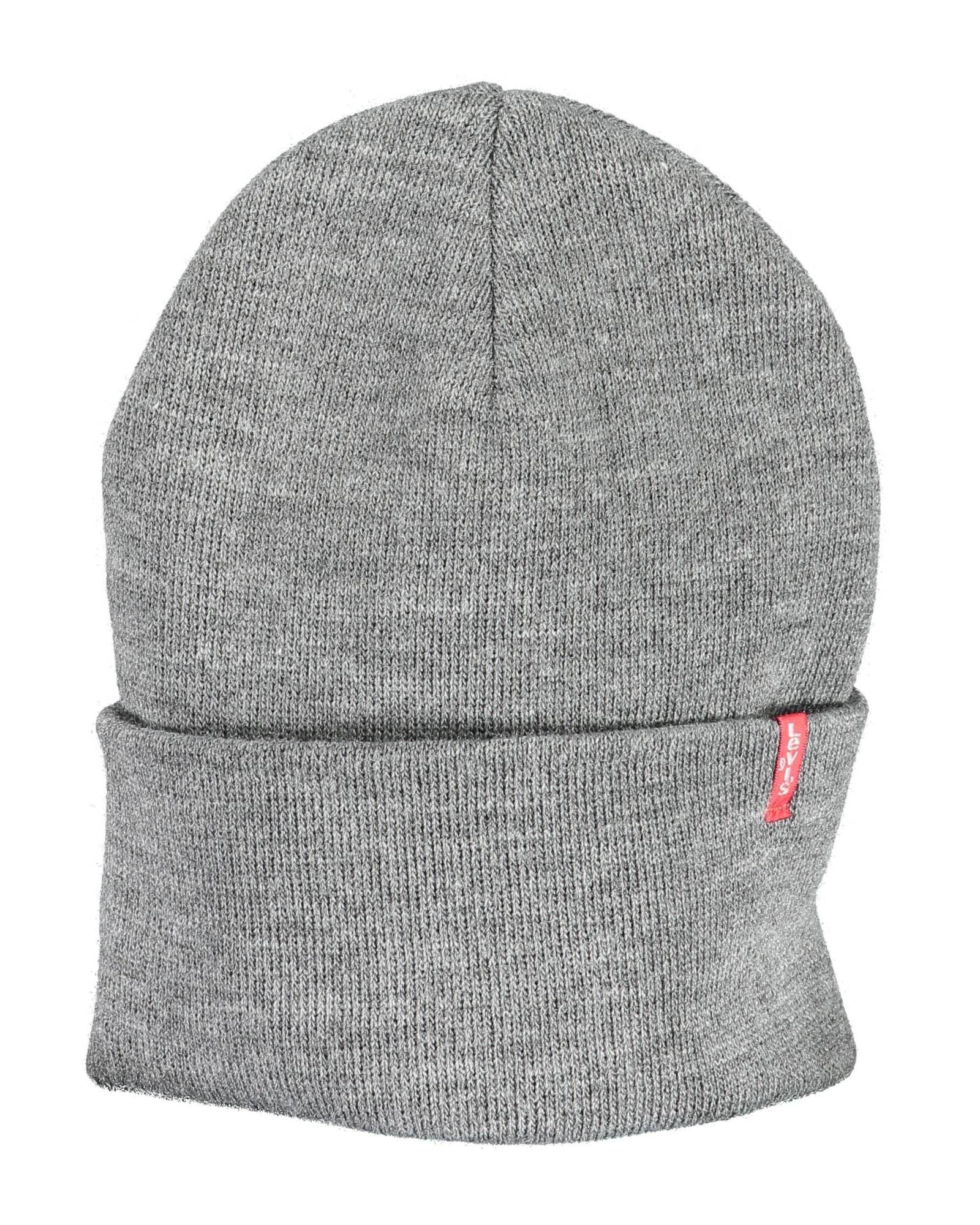 V539-LE-16092-202506170640-00 Levi's Men's Elegant Gray Logo Cap - One Size - Image 1