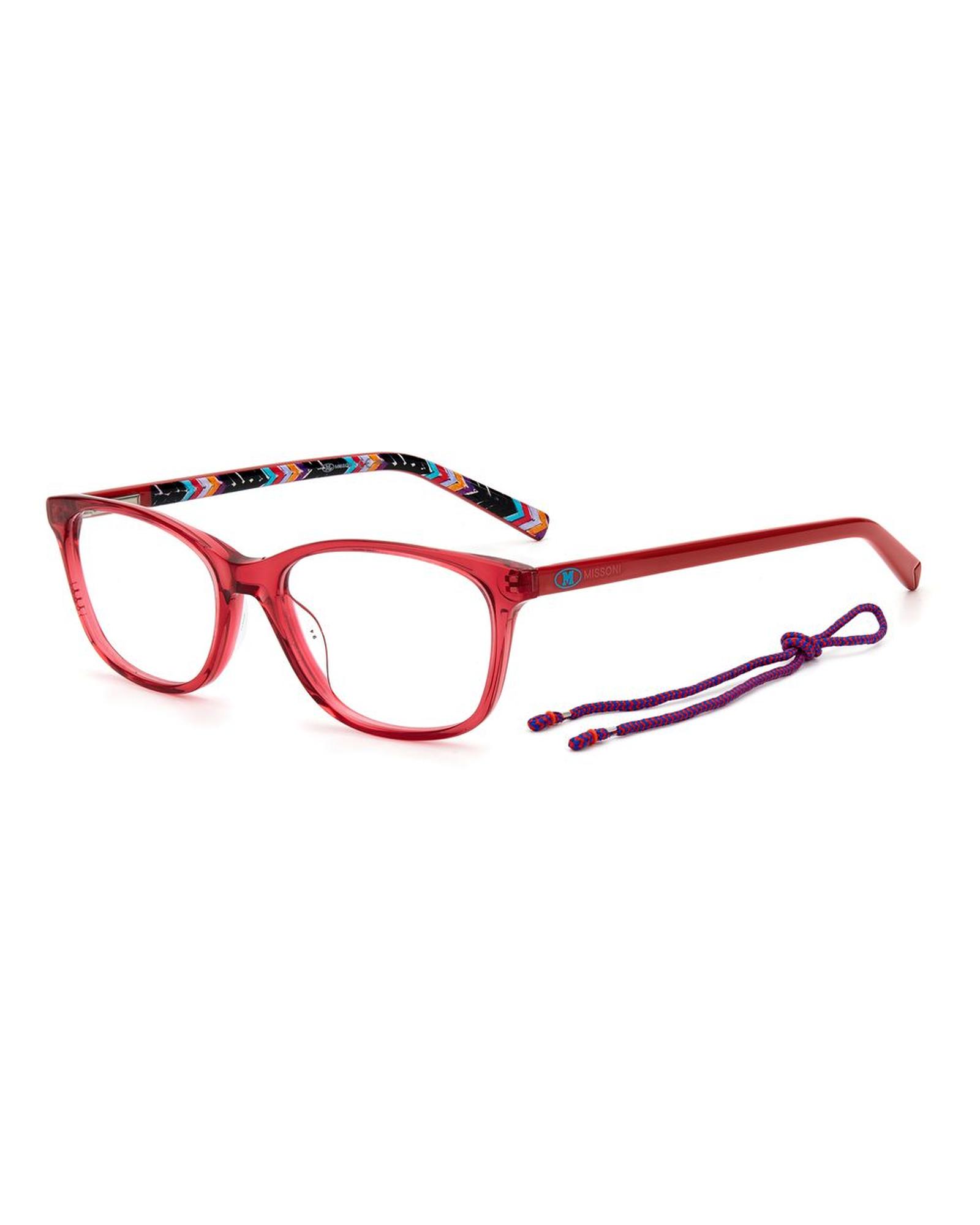 V539-MMMMI00088CQAC-202506170932-00 M Missoni Women's Red Acetate Frames - One Size - Image 1