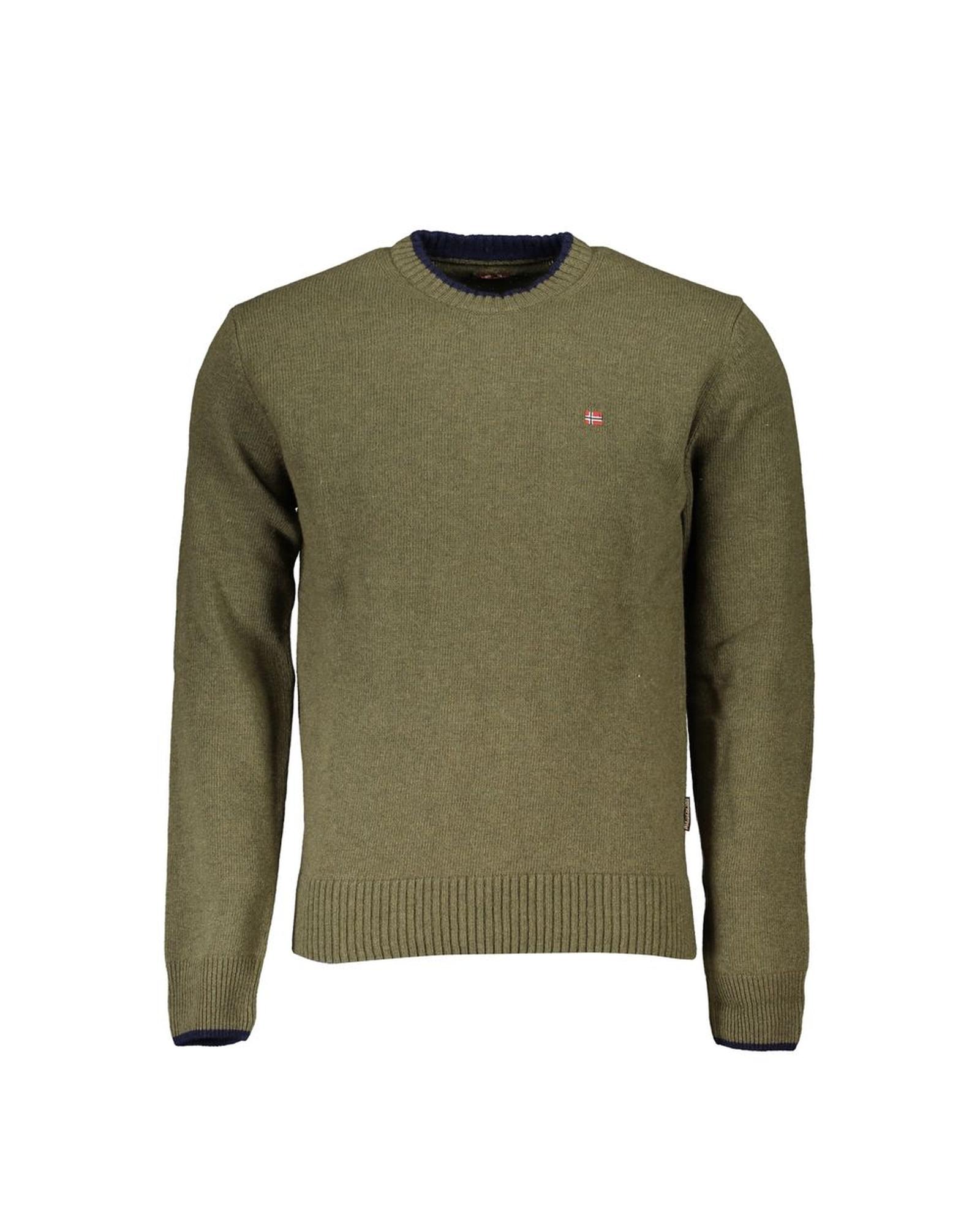 V539-NA-25321-L-170981-00 Napapijri Men's Green Fabric Shirt - L - Image 1