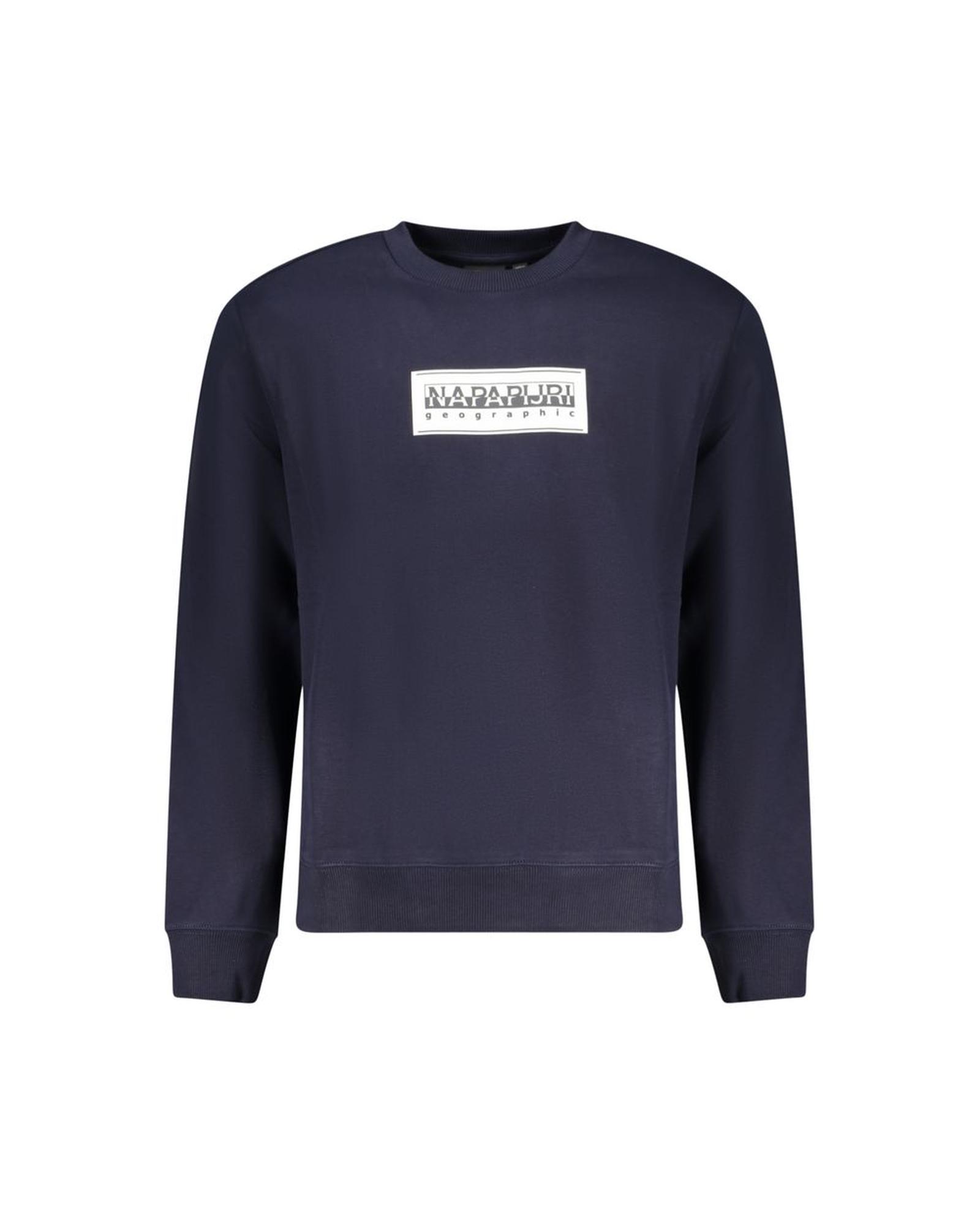 V539-NA-32140-XXL-202506171237-00 Napapijri Men's Blue Cotton Sweater - 2XL - Image 1