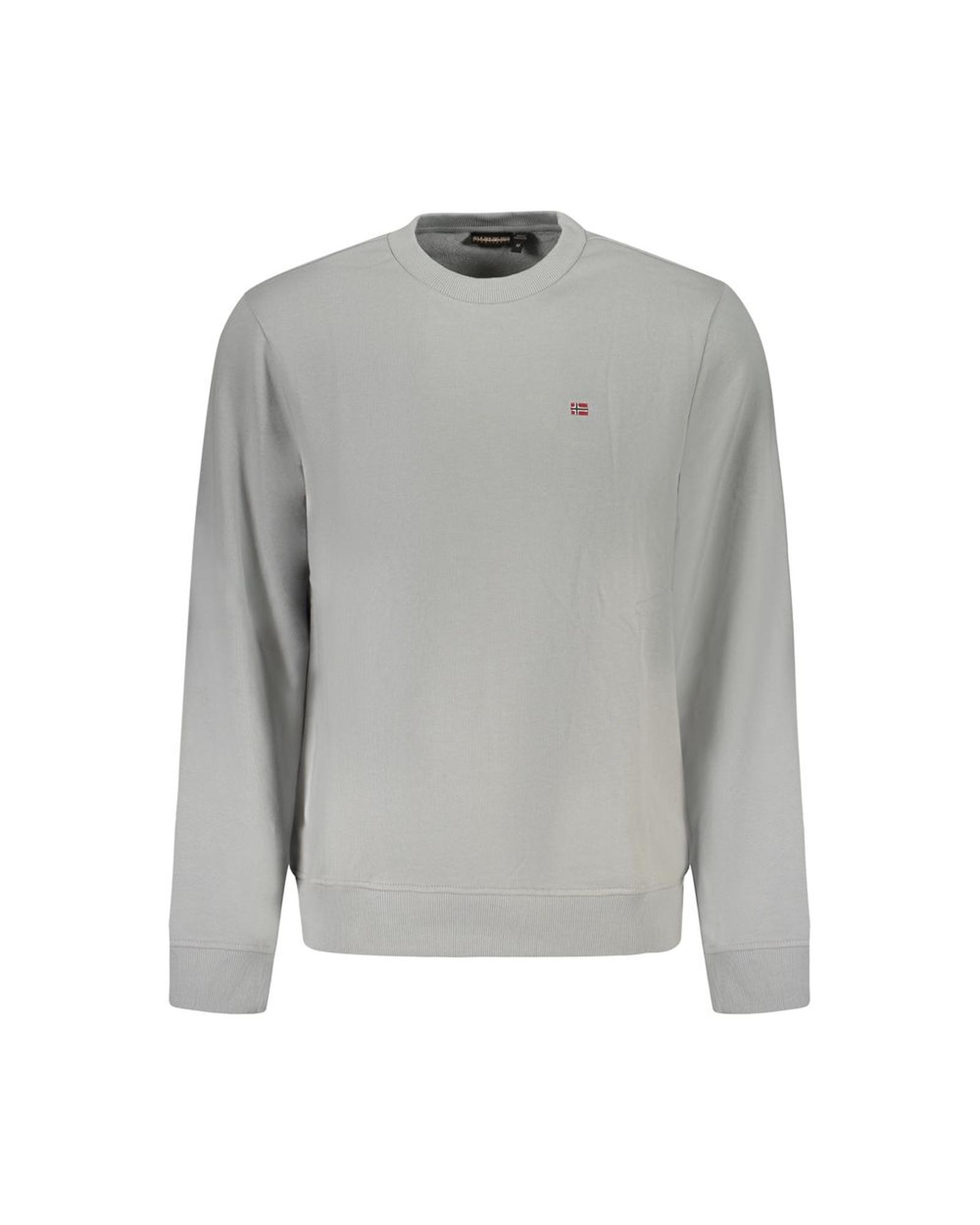 V539-NA-36517-M-202506171140-00 Napapijri Men's Gray Cotton Sweater - M - Image 1