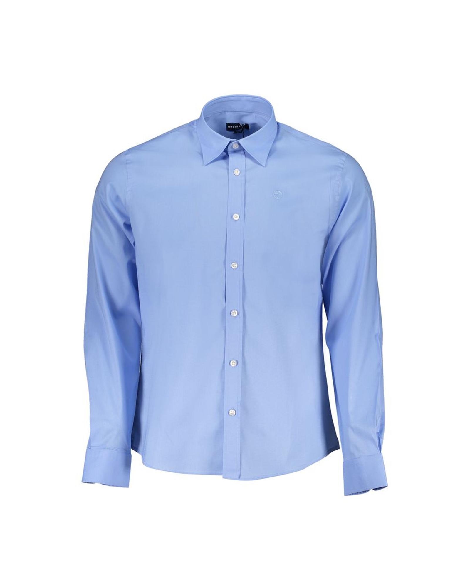 V539-NO-29725-M-202506171915-00 North Sails Men's Light Blue Cotton Shirt - M - Image 1