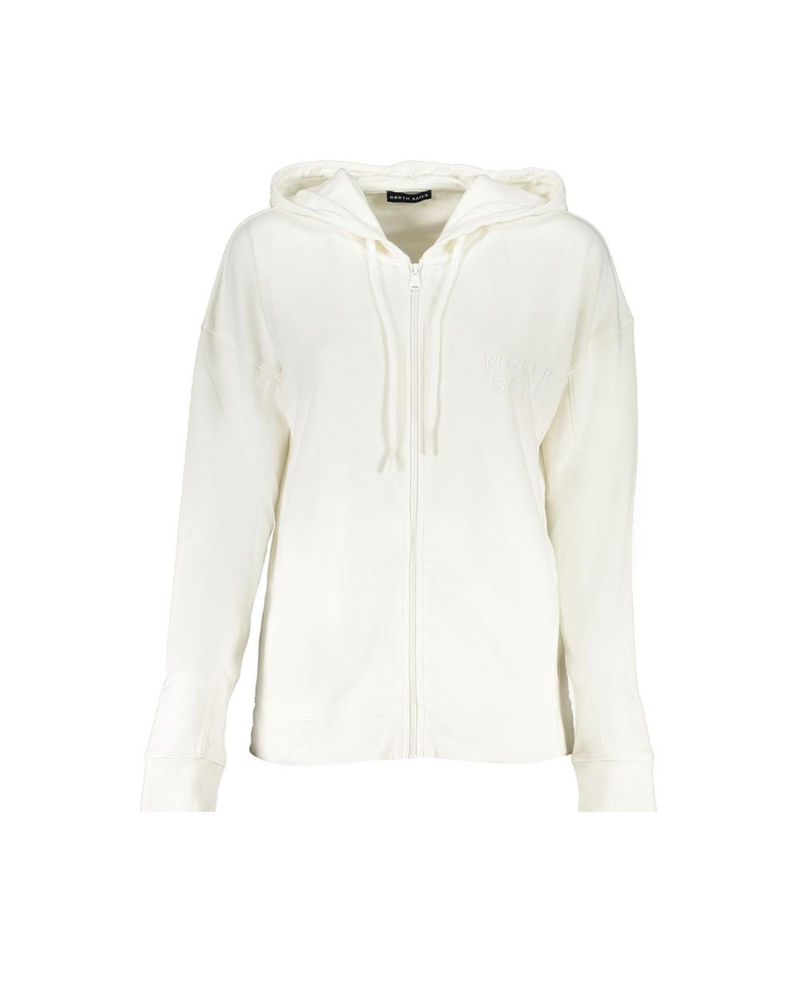 V539-NO-29893-S-202506171922-00 North Sails Women's White Cotton Sweater - S - Image 1