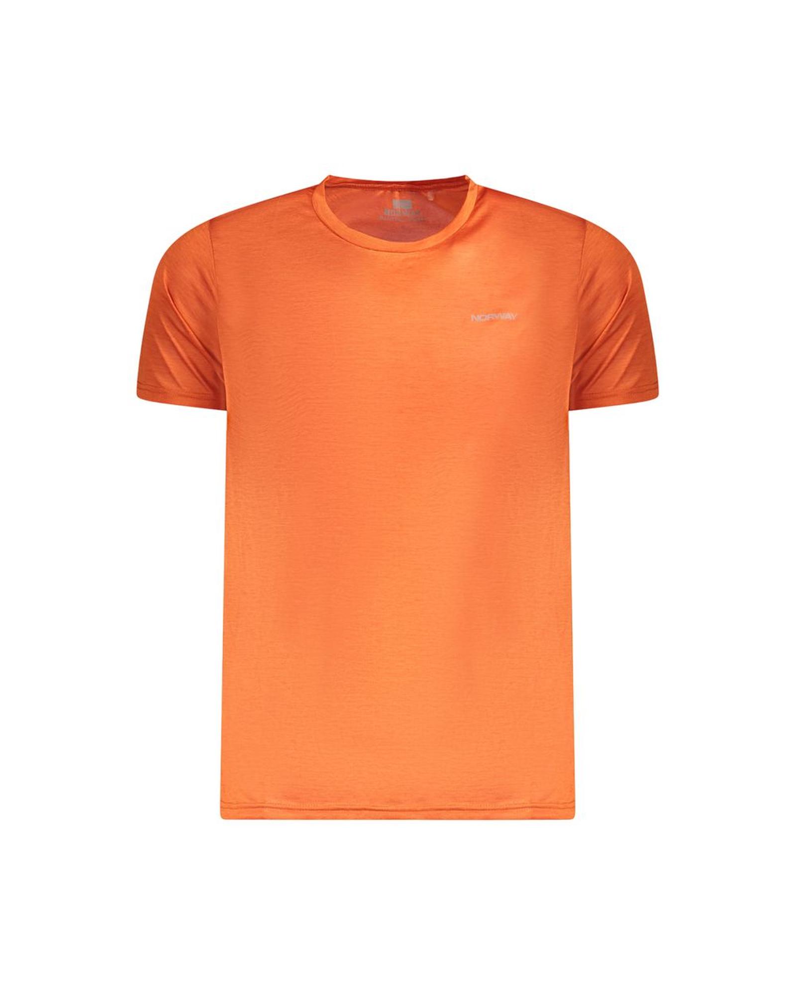 V539-NO-35435-3XL-202506172347-00 Norway 1963 Men's Orange Polyester T-Shirt - 3XL - Image 1