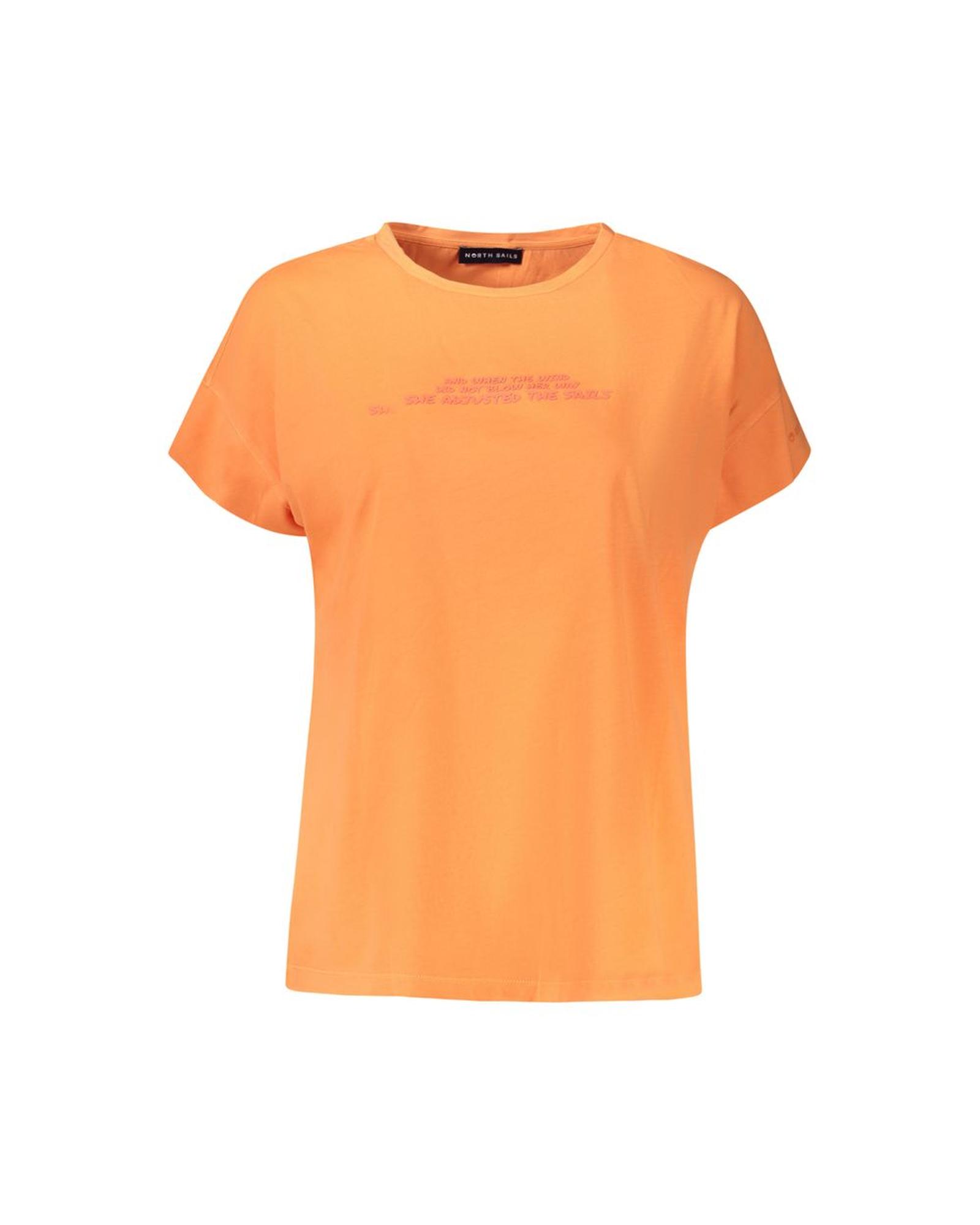 V539-NO-35964-XS-202506172332-00 North Sails Women's Orange Cotton Tops & T-Shirt - XS - Image 1