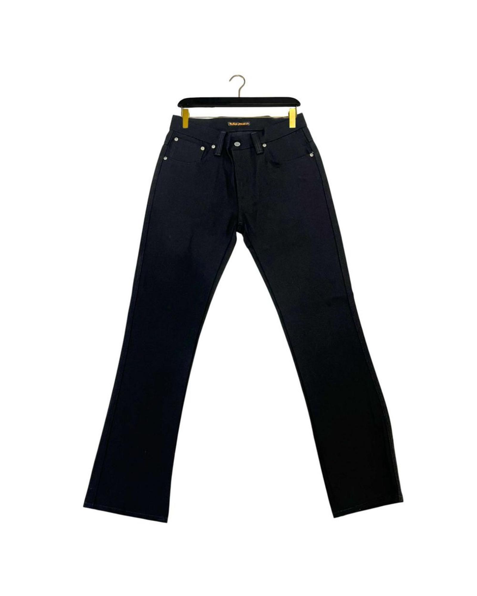 V539-NU-24763-W31-202506180011-00 Nudie Jeans Men's Black Cotton Jeans & Pant - W31 US - Image 1