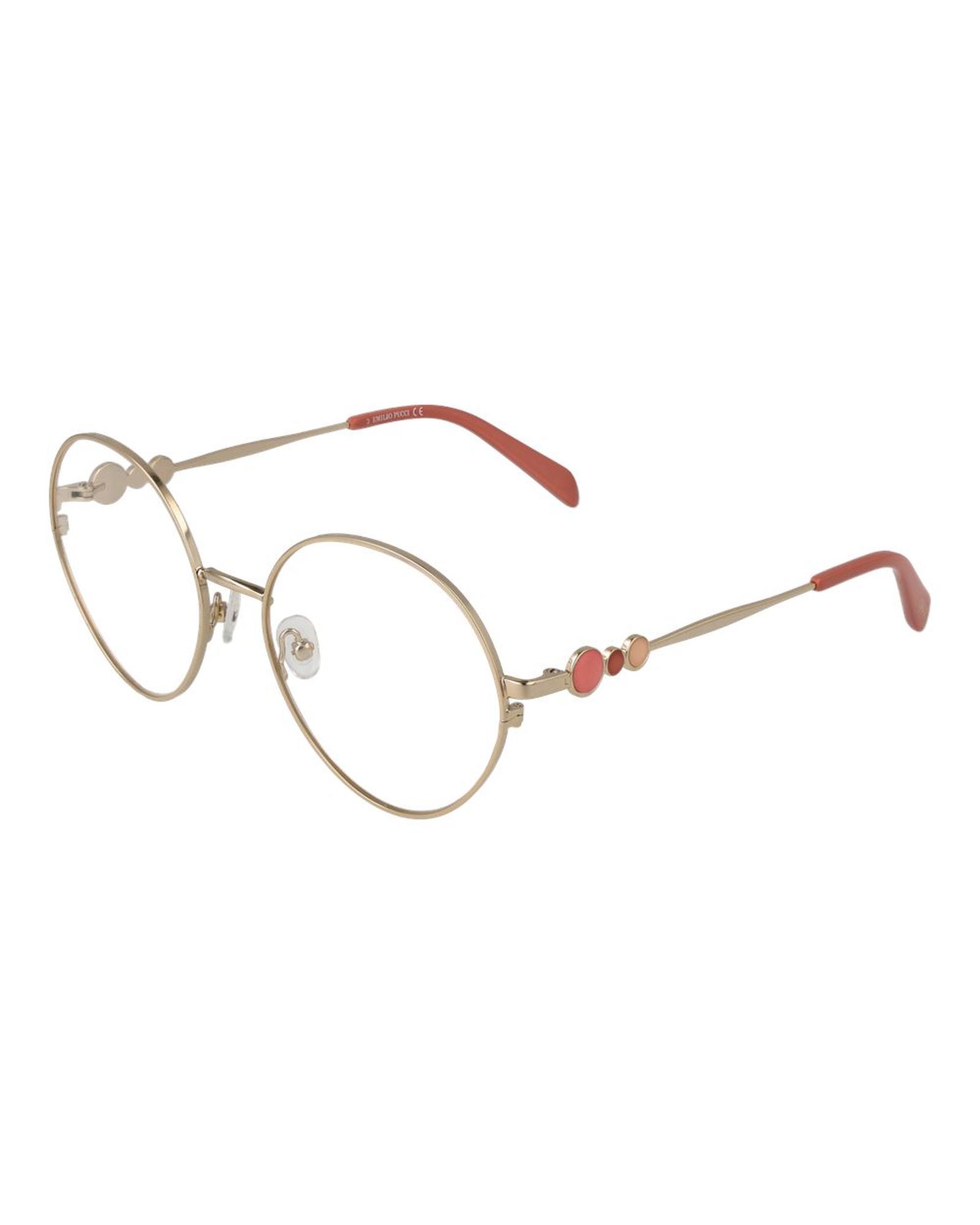 V539-PU-1046006-202506180312-00 Emilio Pucci Women's Gold Optical Frames - One Size - Image 1
