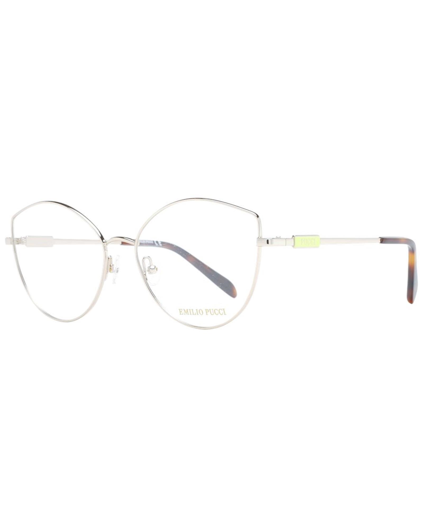 V539-PU-1049231-202506180320-00 Emilio Pucci Women's Silver Optical Frames - One Size - Image 1