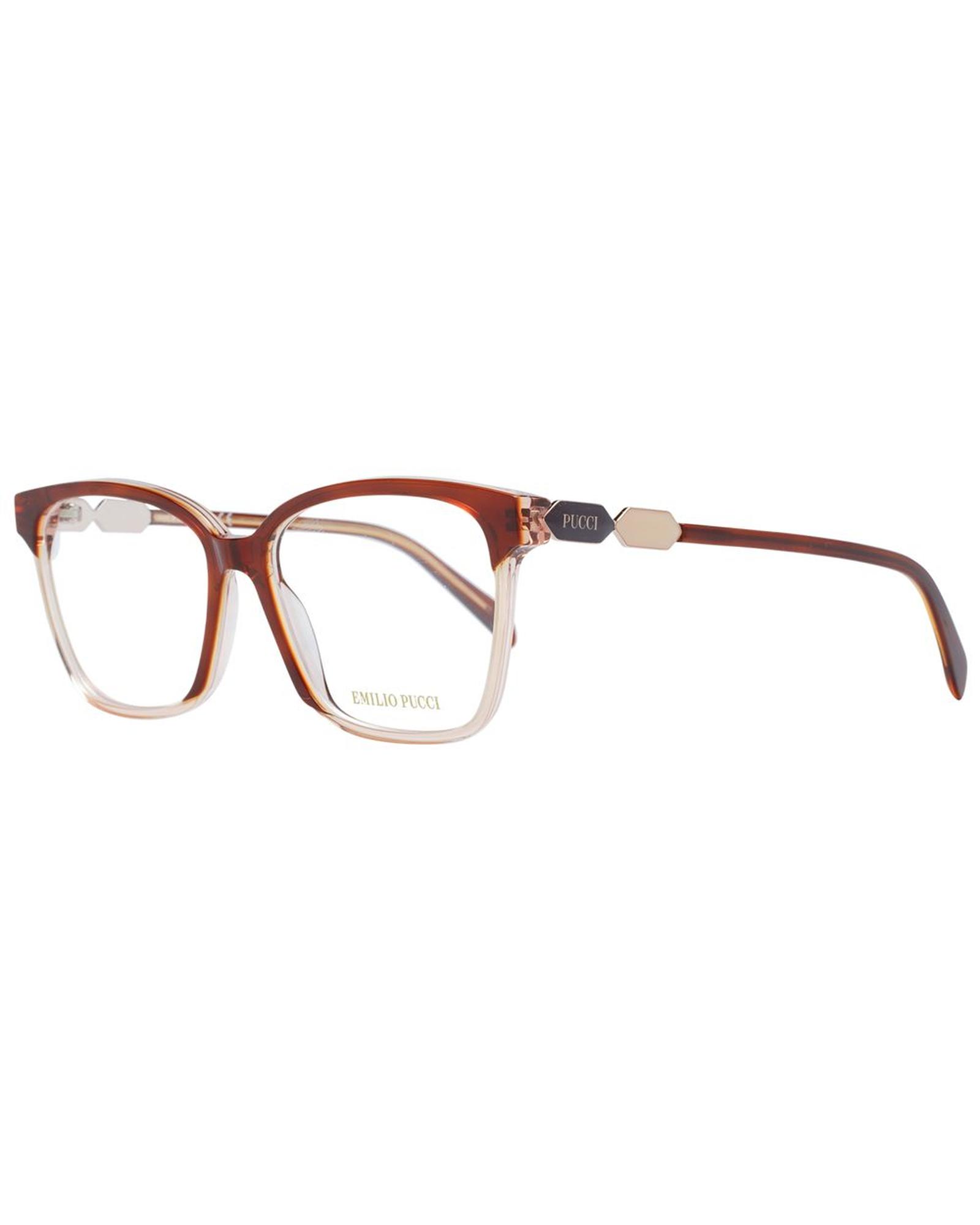 V539-PU-1049624-202506180617-00 Emilio Pucci Women's Brown Optical Frames - One Size - Image 1