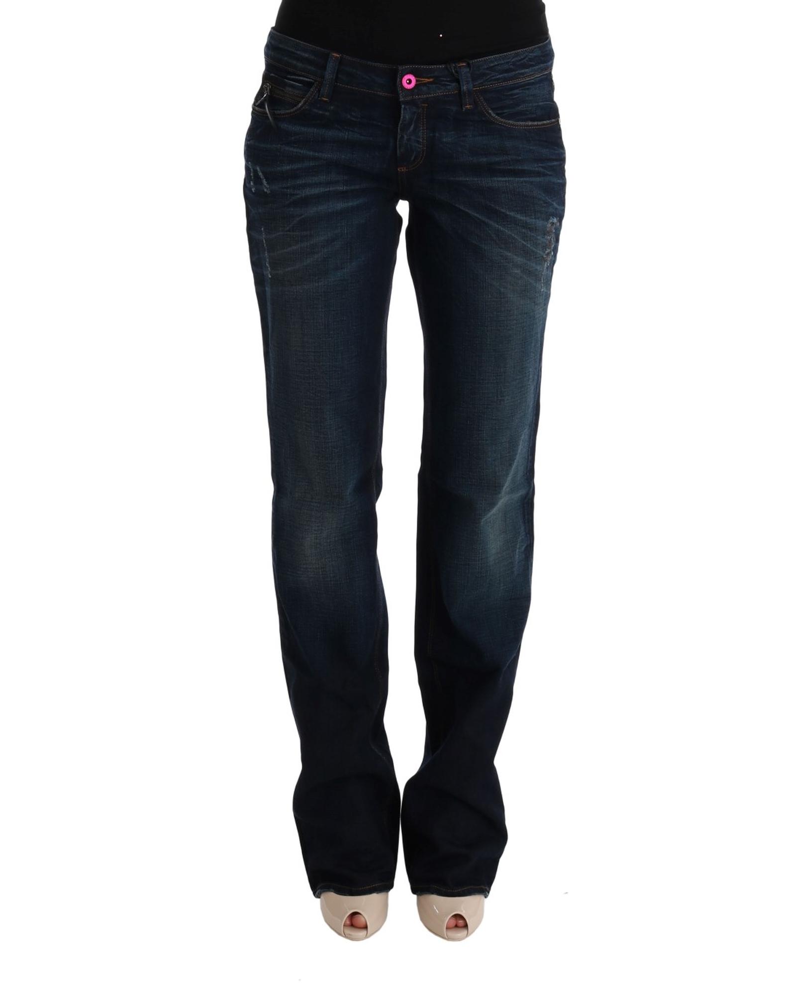 V539-SIG30107-3-202509010610-00 CoSTUME NATIONAL CNC Jeans Regular Fit Blue 100% Cotton W28 US Women - Image 1
