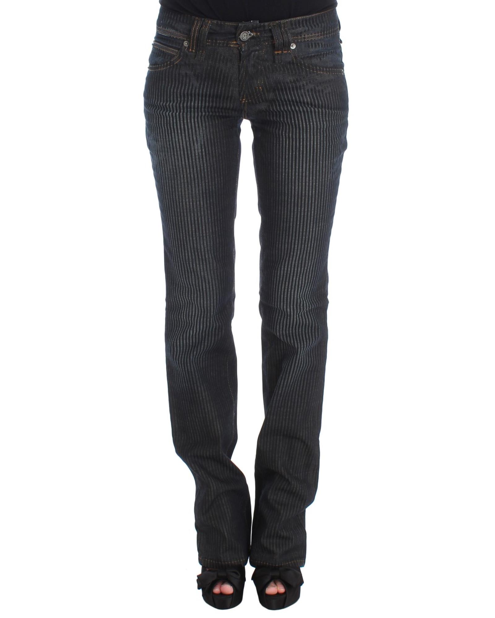 V539-SIG30194-4-202509010425-00 Brand New JOHN GALLIANO Slim Fit Bootcut Jeans W26 US Women - Image 1
