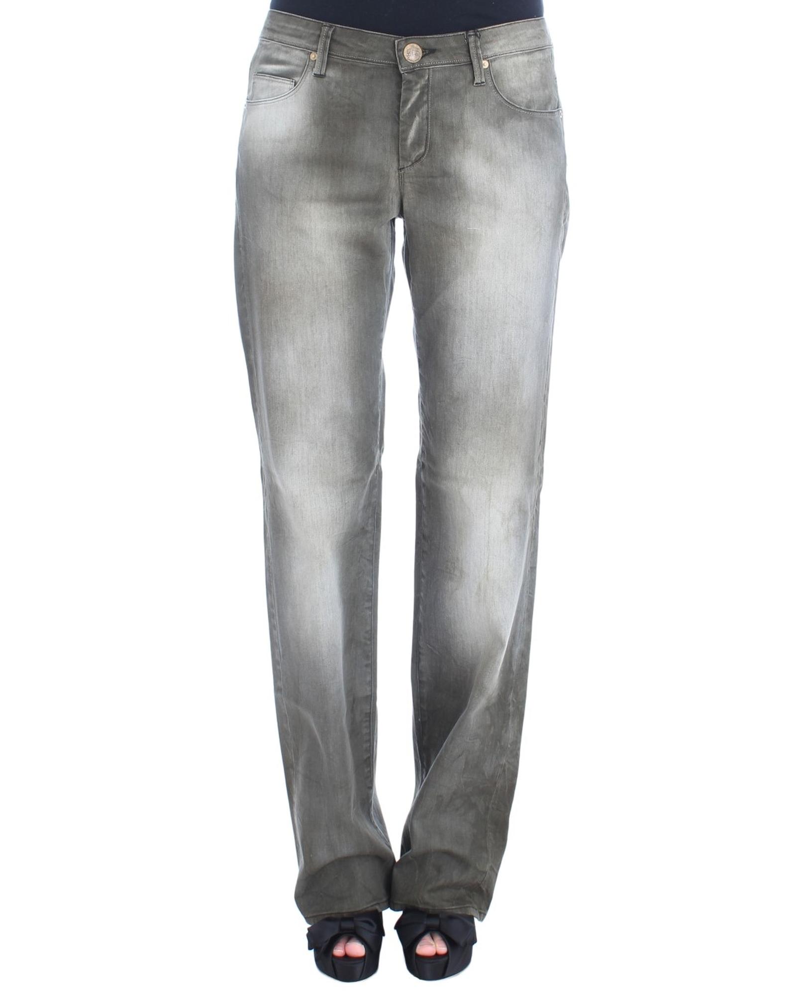 V539-SIG30293-1-202509011450-00 New Ermanno Scervino Loose Fit Boyfriend Jeans W26 US Women - Image 1