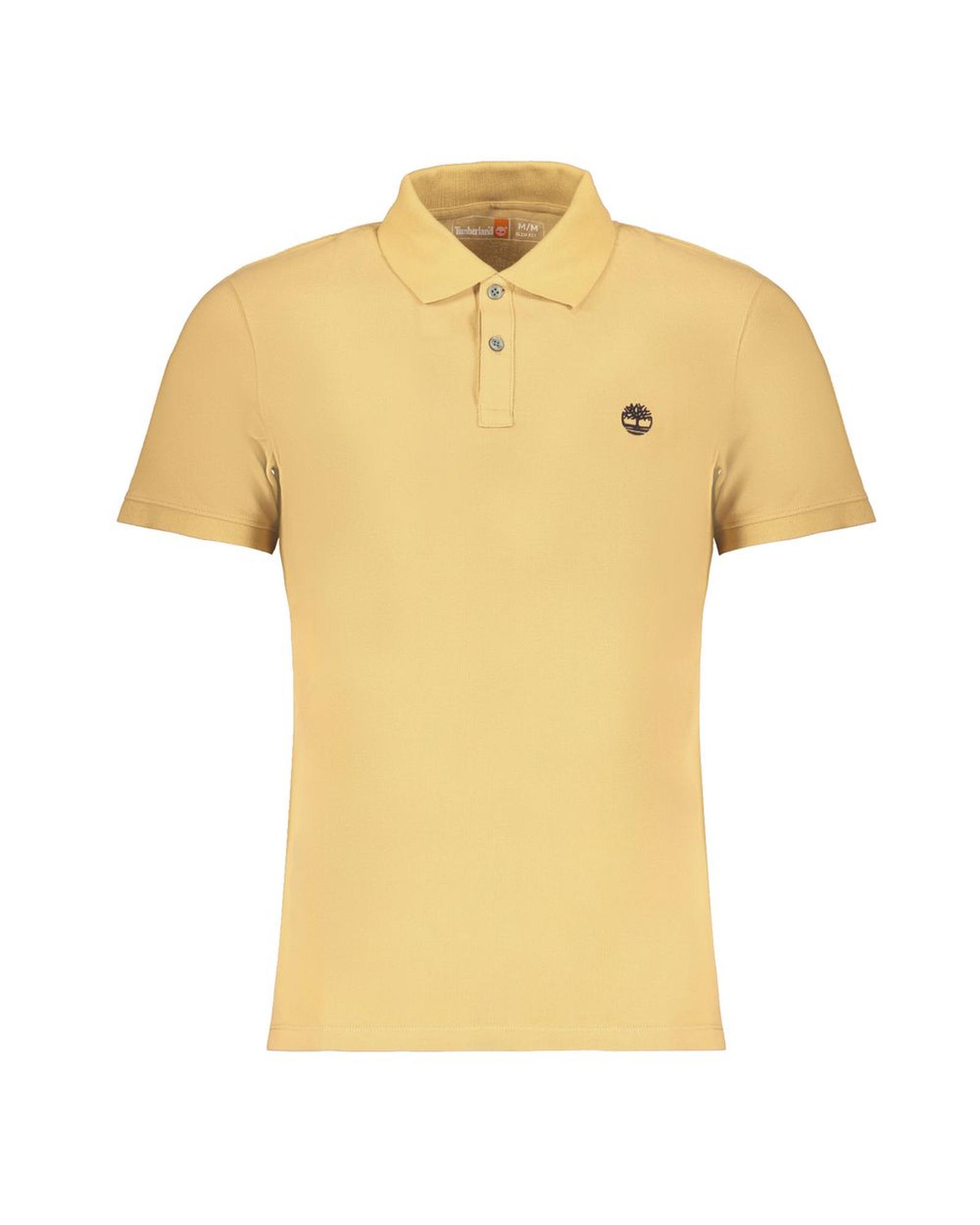 V539-TI-29116-S-202506180717-00 Timberland Men's Beige Cotton Polo Shirt - S - Image 1